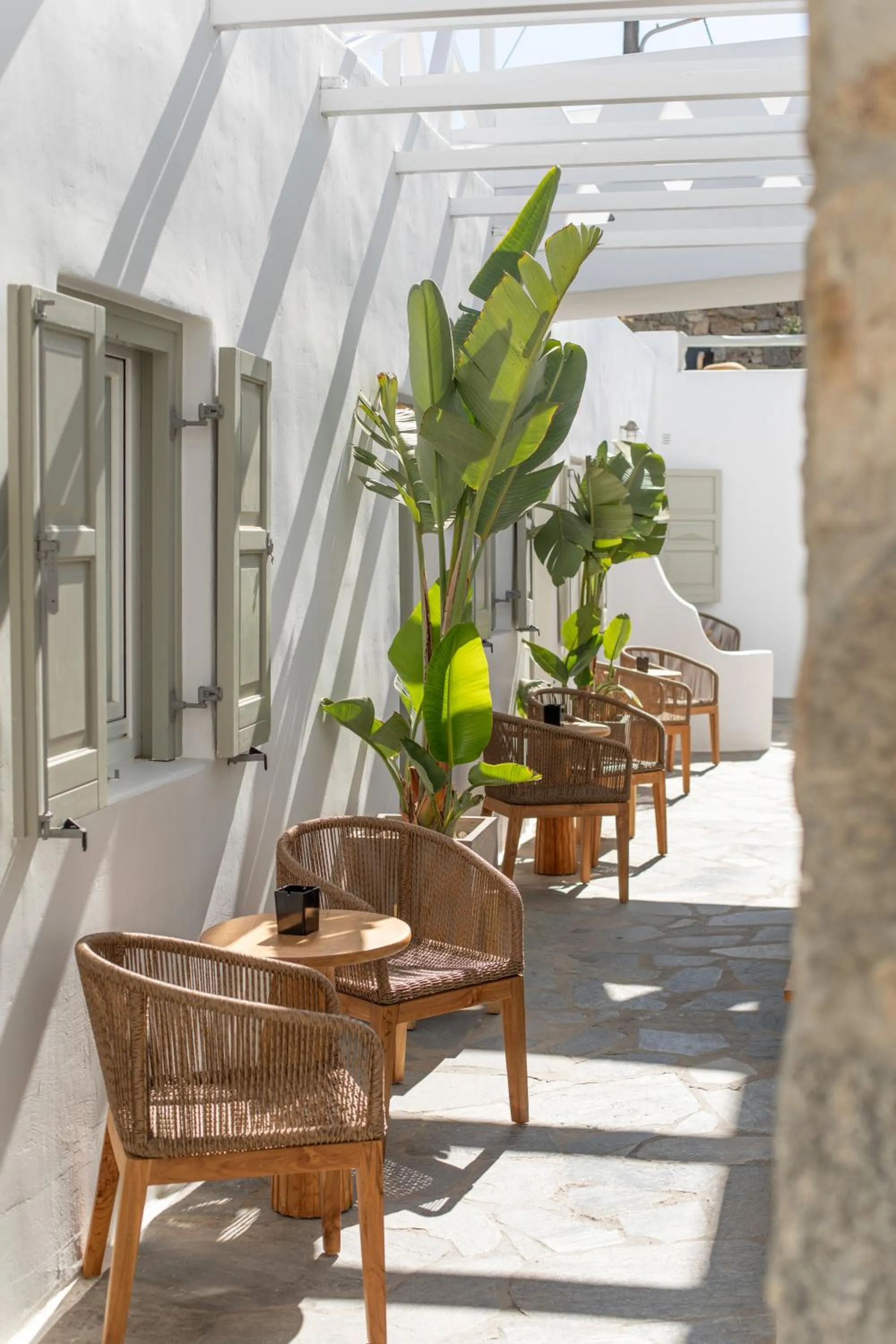 Balcony/Terrace in Damianos Mykonos Hotel