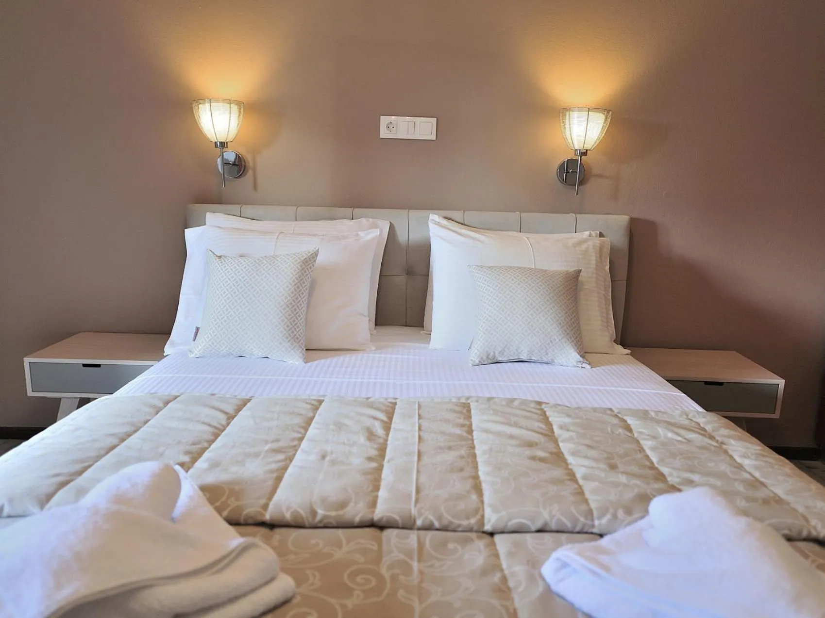 Bed in Vista Mare Skiathos