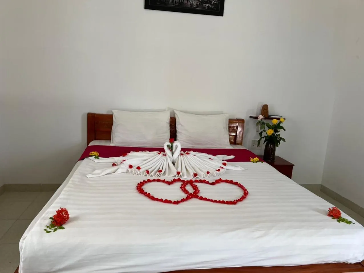 Bed in An Vinh Analog House - LE BONHEUR