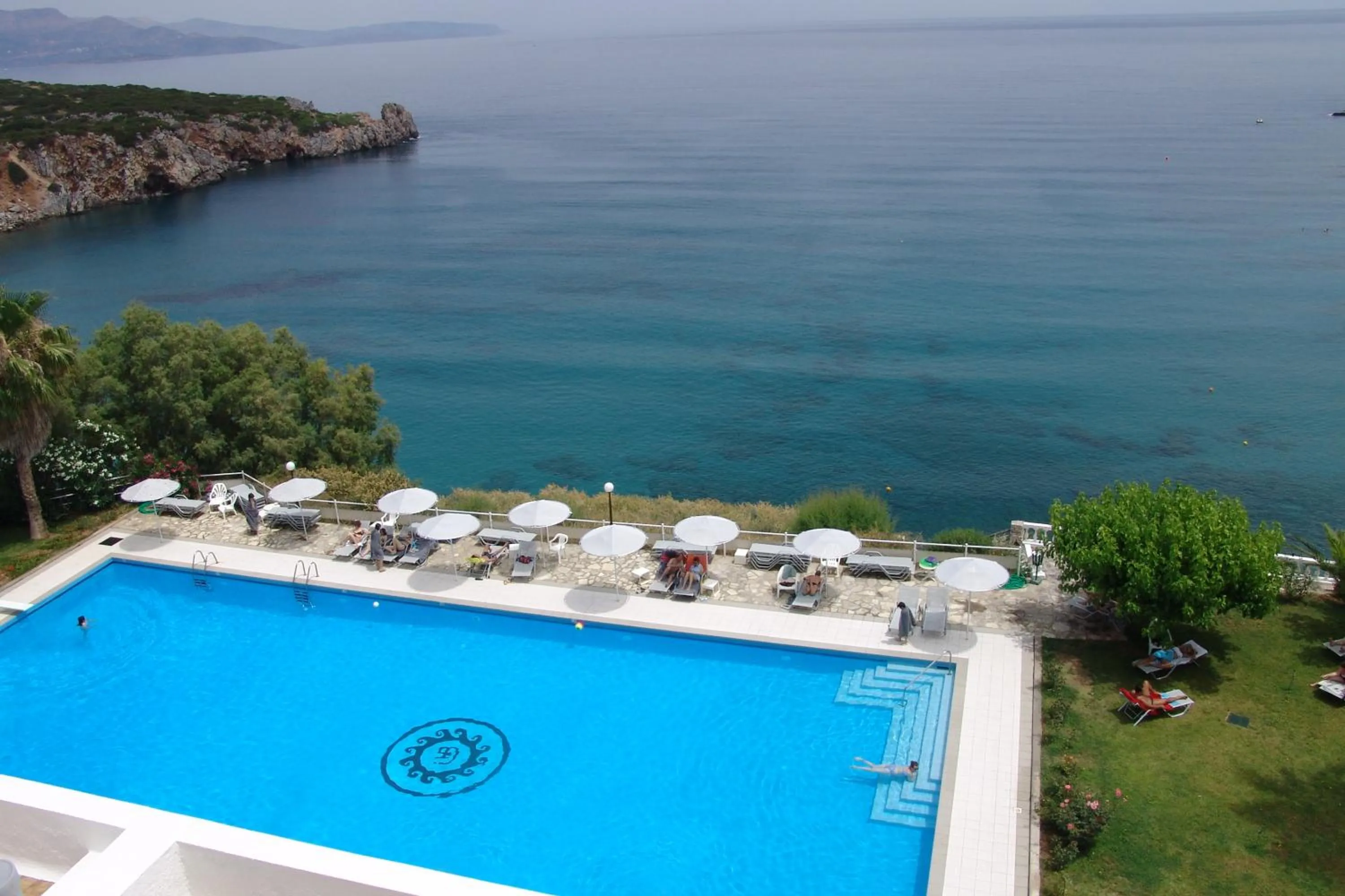 Pool view in Istron Bay Hotel