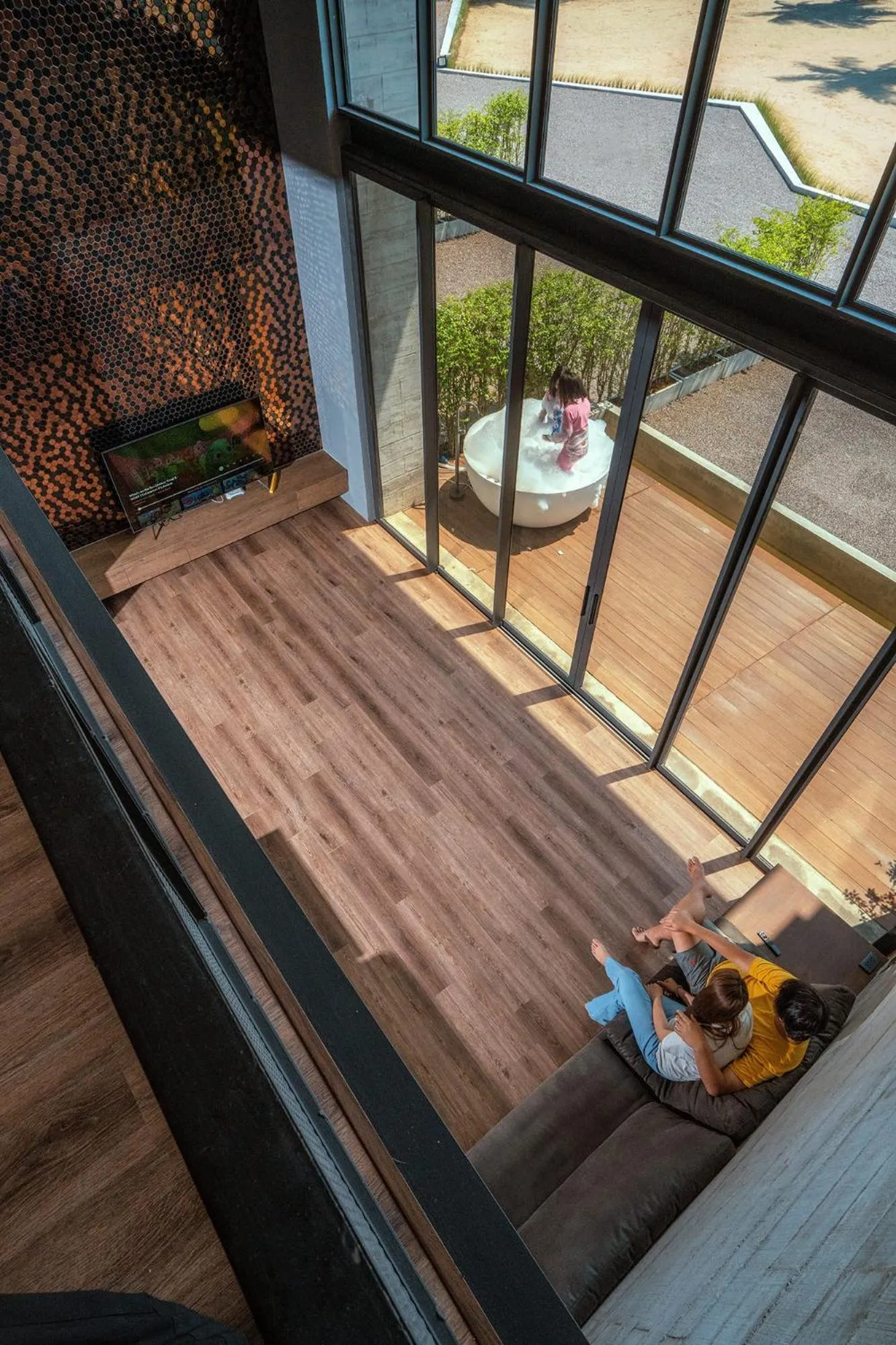 Living room in The Bloc @ Sea