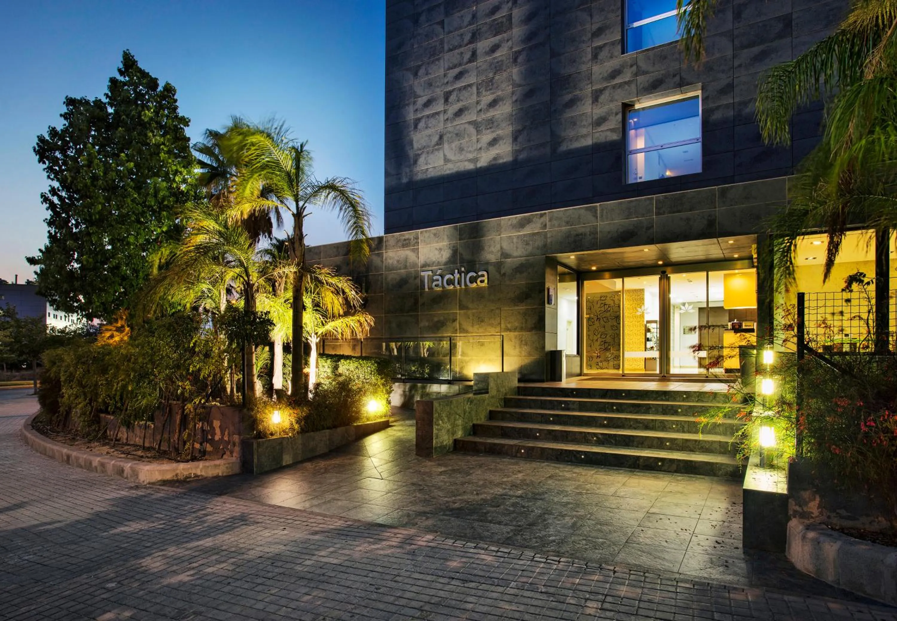 Facade/entrance in AZZ Valencia Táctica Hotel