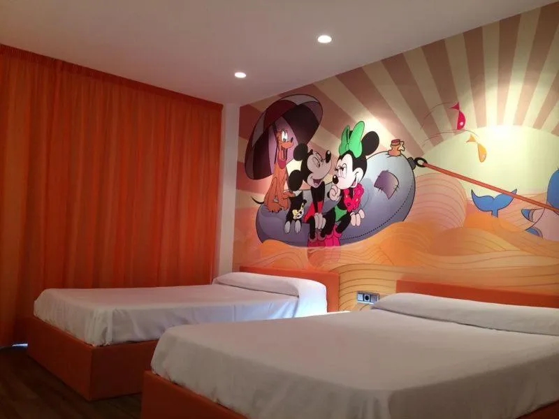 Bed in Hotel Acuazul