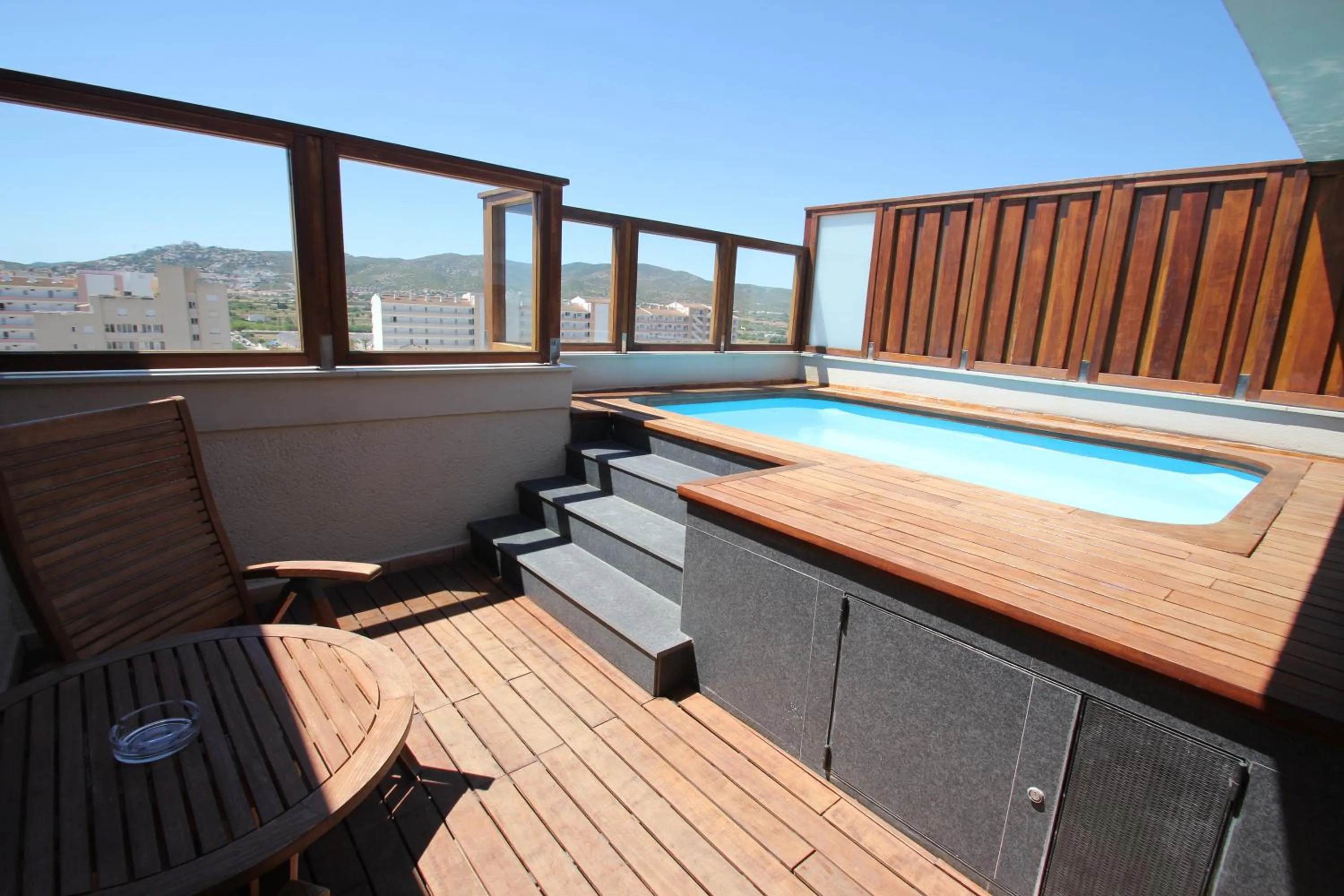 Balcony/Terrace in Aparthotel Acualandia