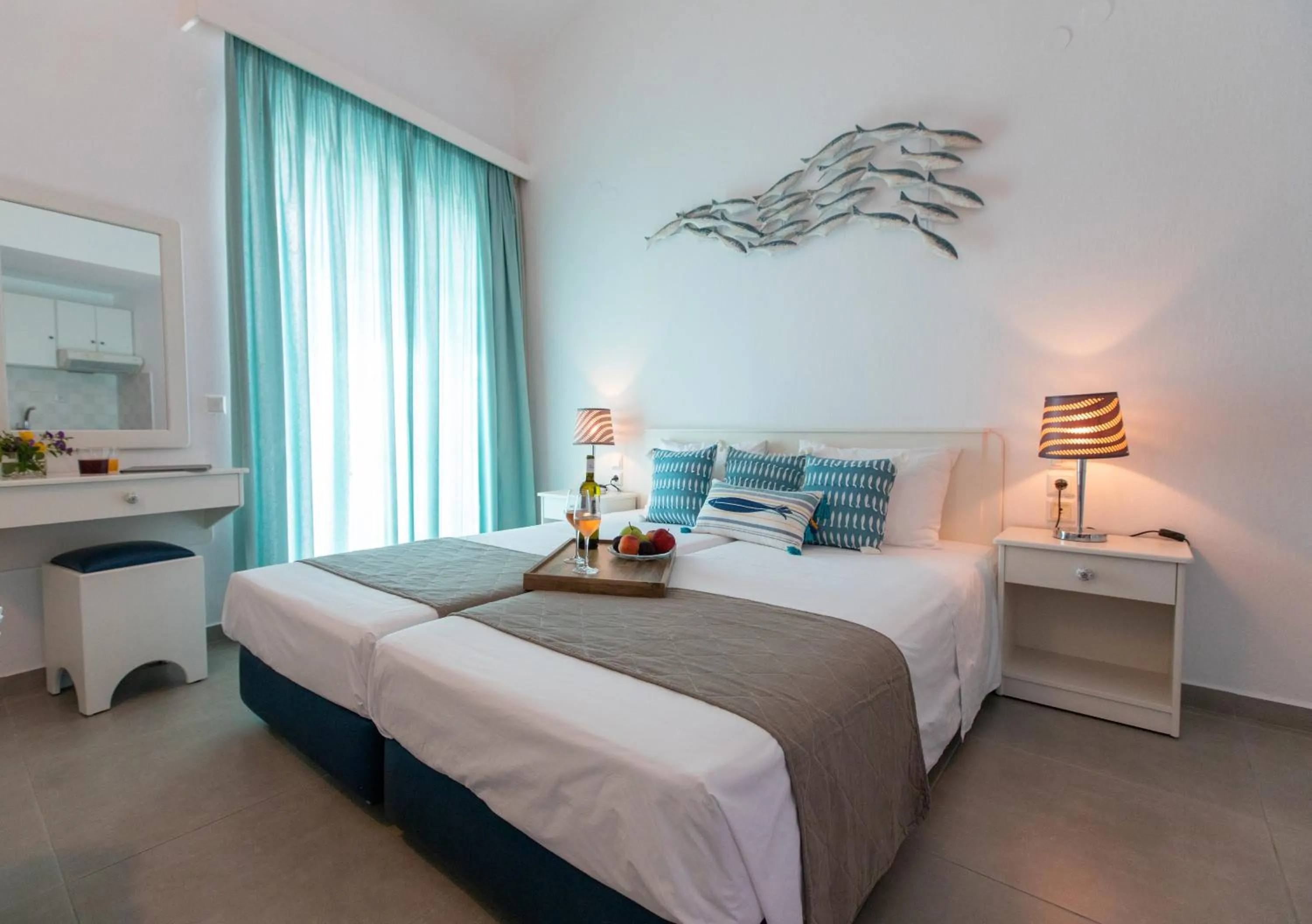 Bed in Iris Skiathos