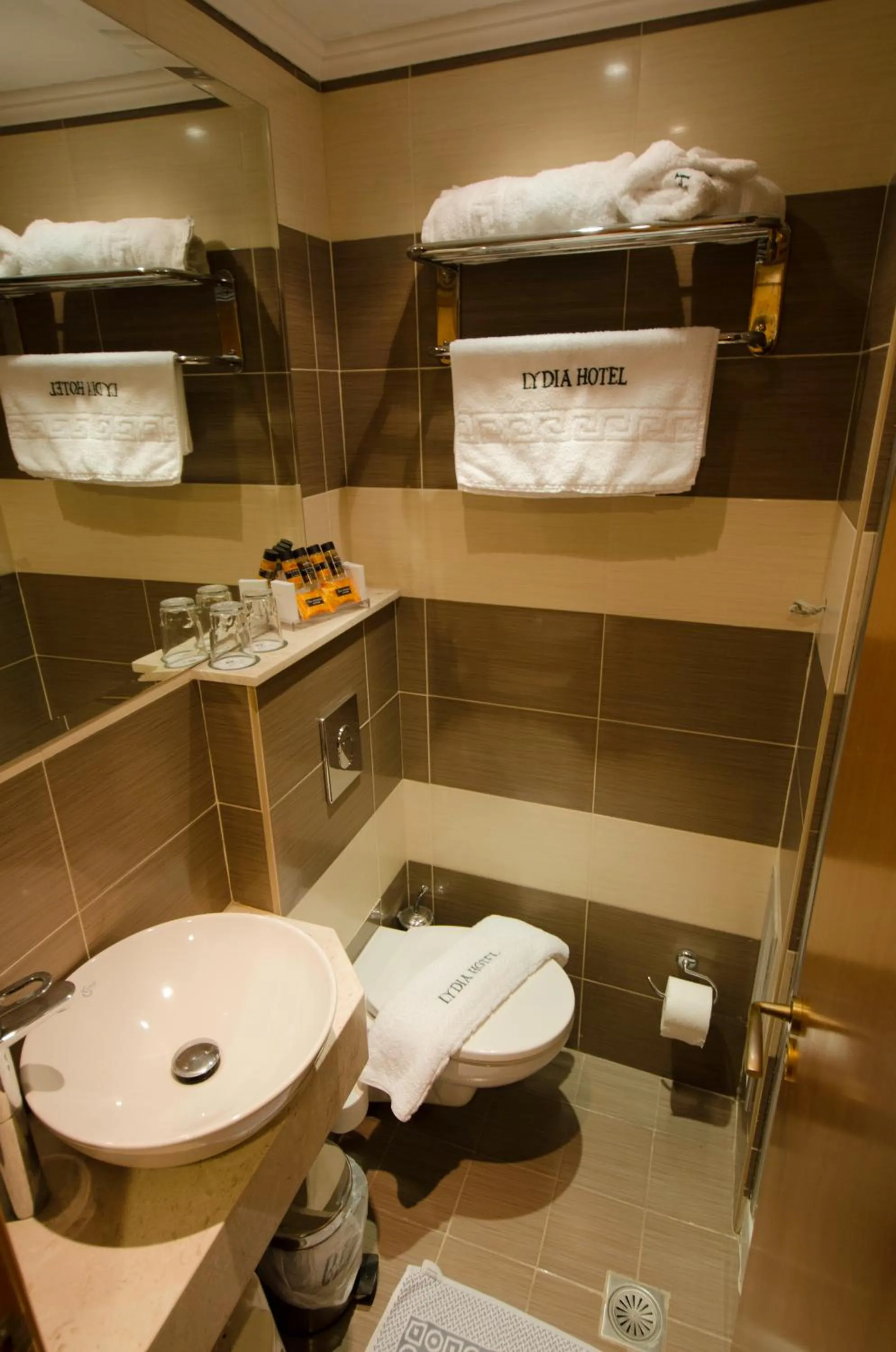 Bathroom in Lydia Hotel