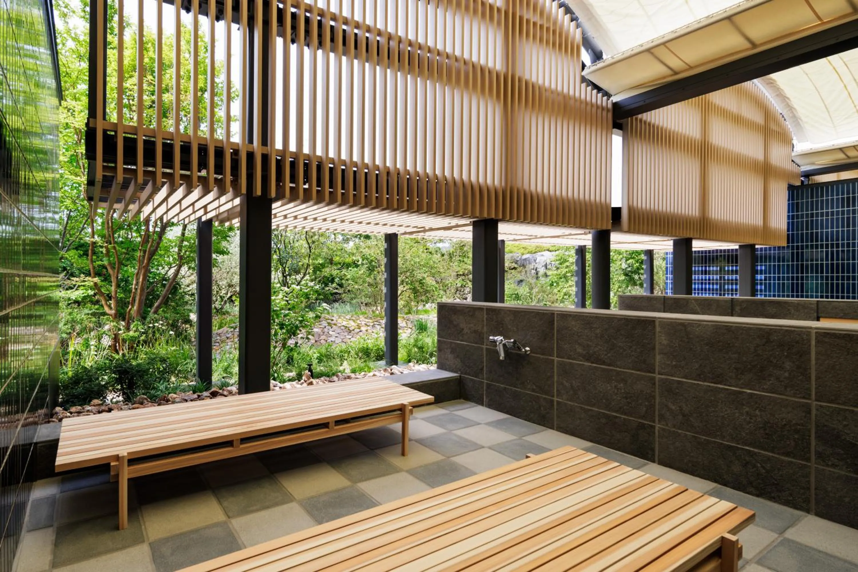 Open Air Bath in OMO7 Kochi by Hoshino Resorts