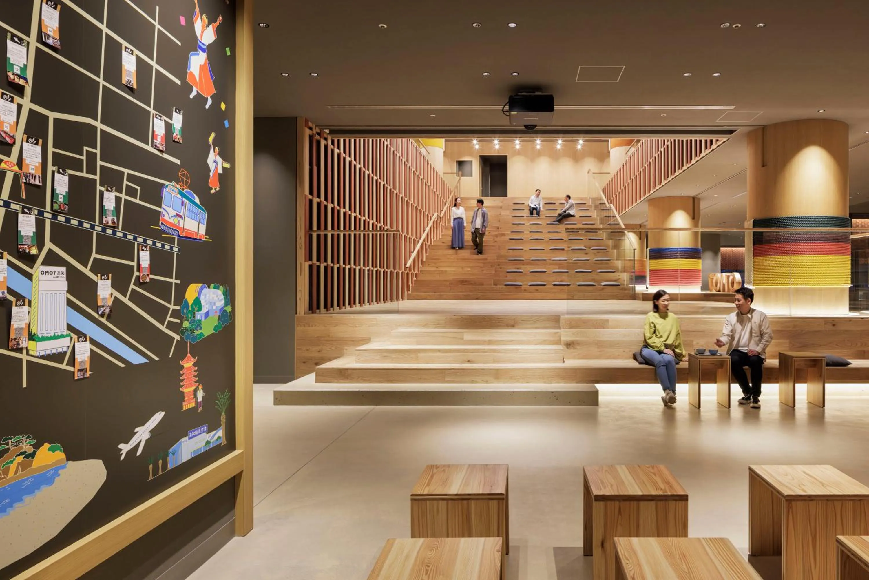 Lobby or reception in OMO7 Kochi by Hoshino Resorts