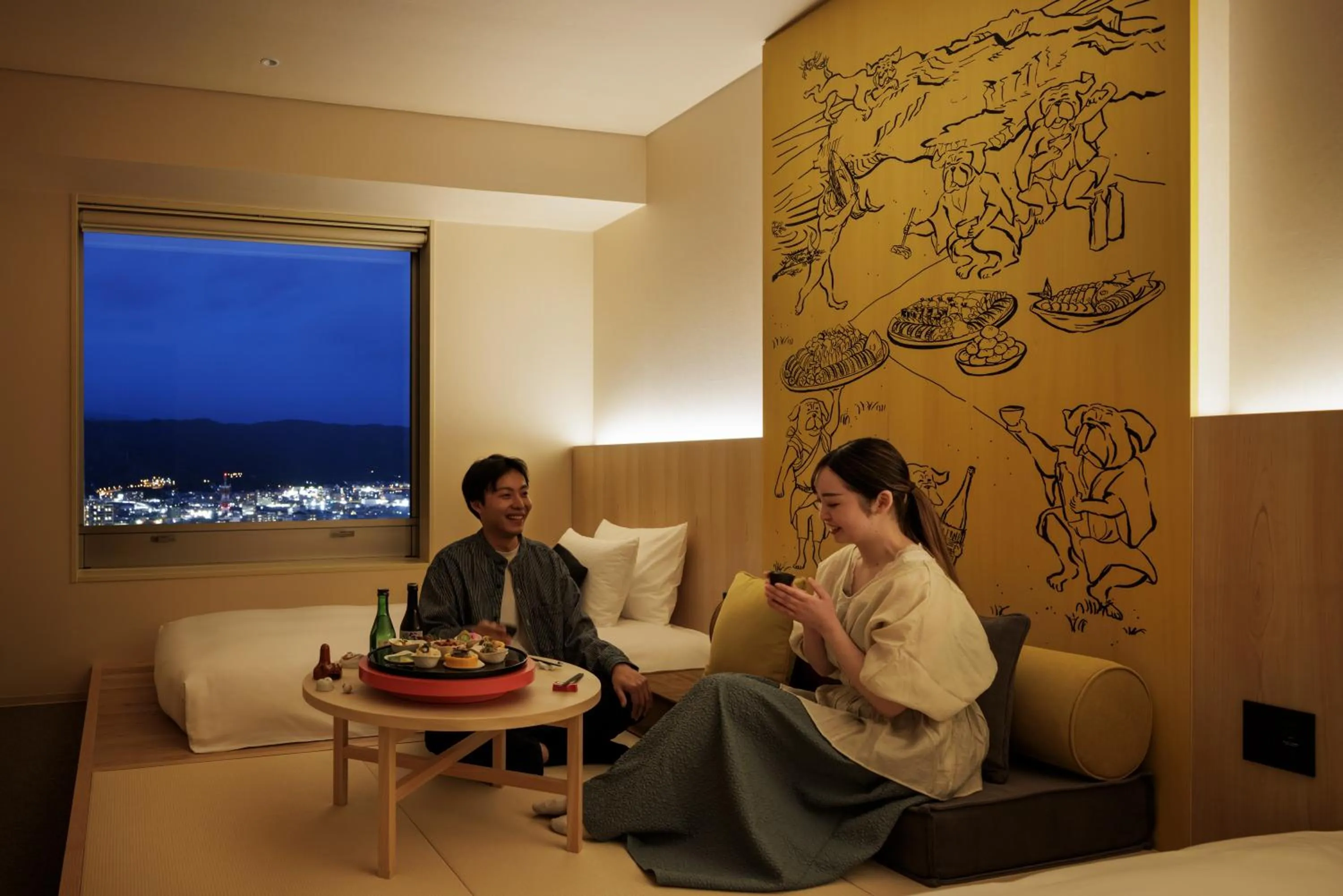 Photo of the whole room in OMO7 Kochi by Hoshino Resorts