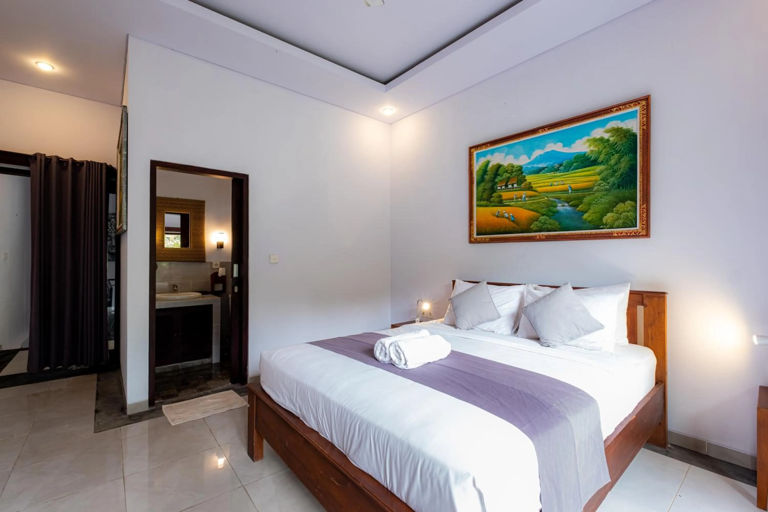 Bed in Villa Kubu Arya by Supala