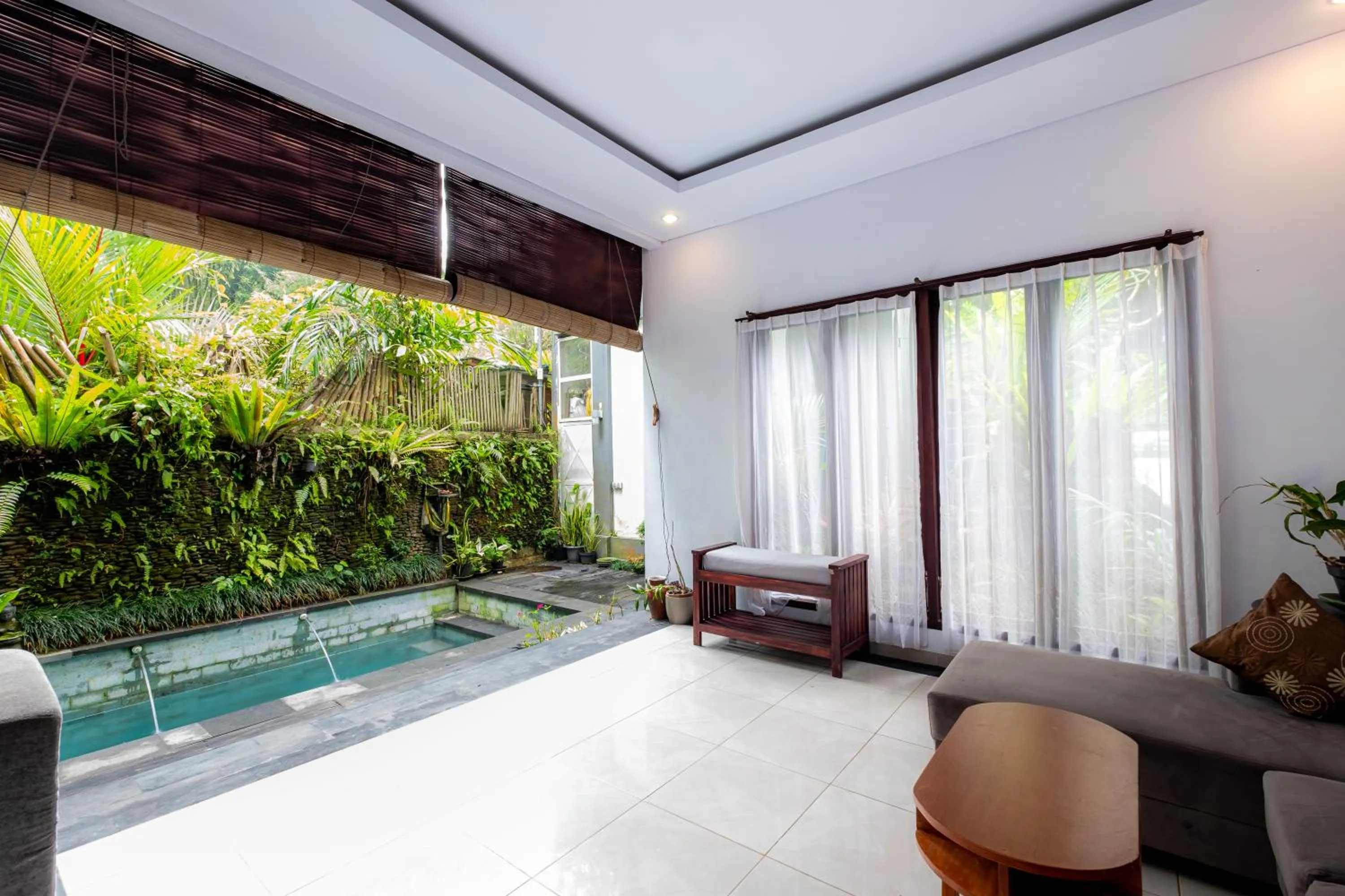 Pool view in Villa Kubu Arya by Supala