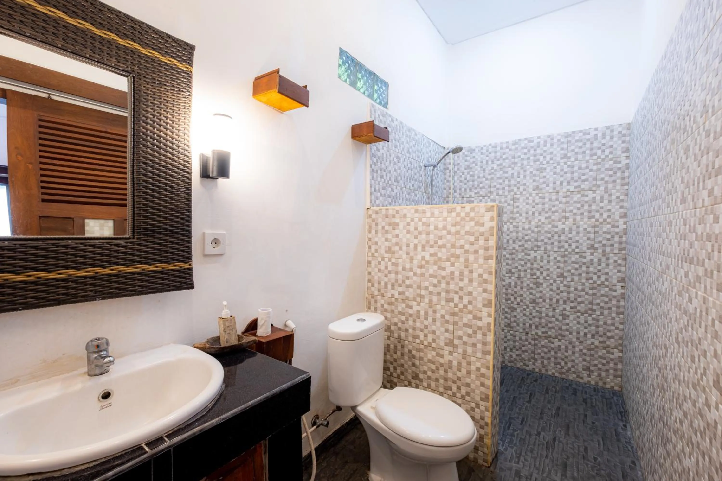 Shower in Villa Kubu Arya by Supala