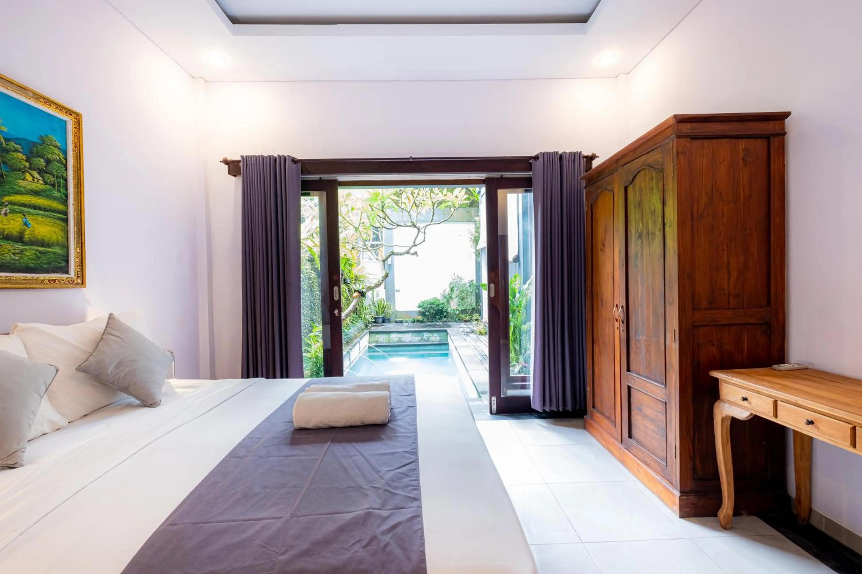 Bed in Villa Kubu Arya by Supala