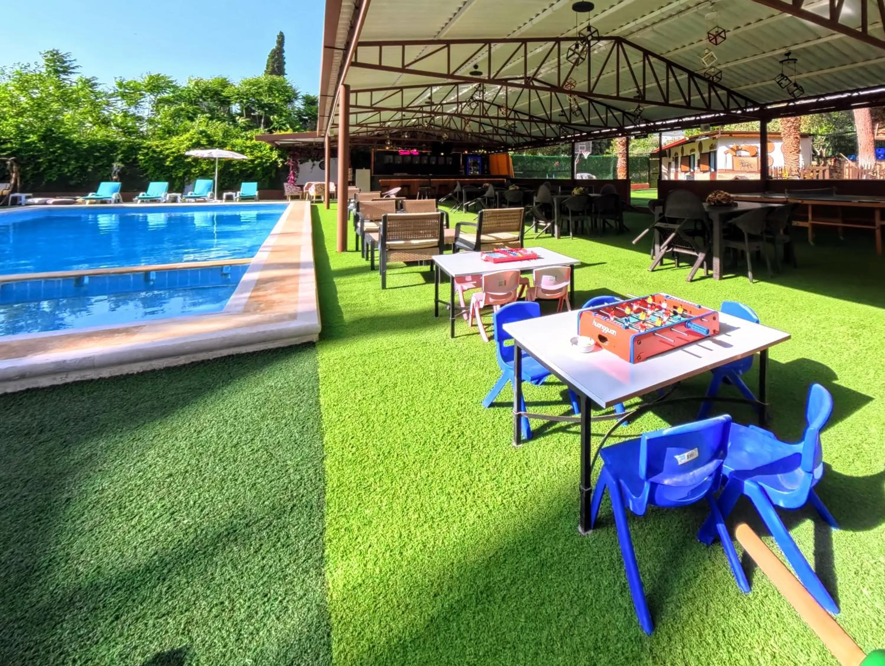Children play ground in Apollon Garden Pamukkale
