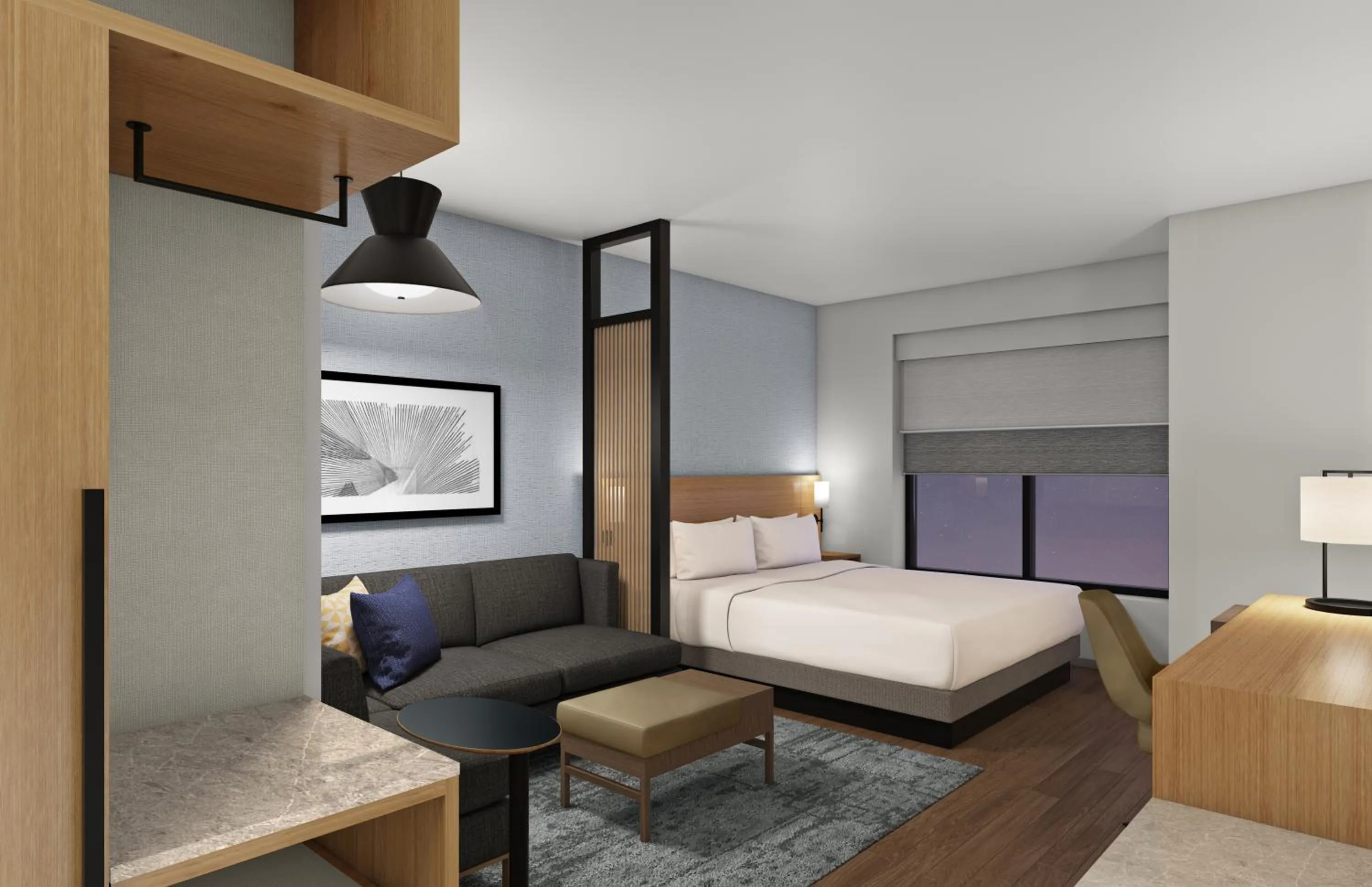 Bed in Hyatt Place Boise-Meridian