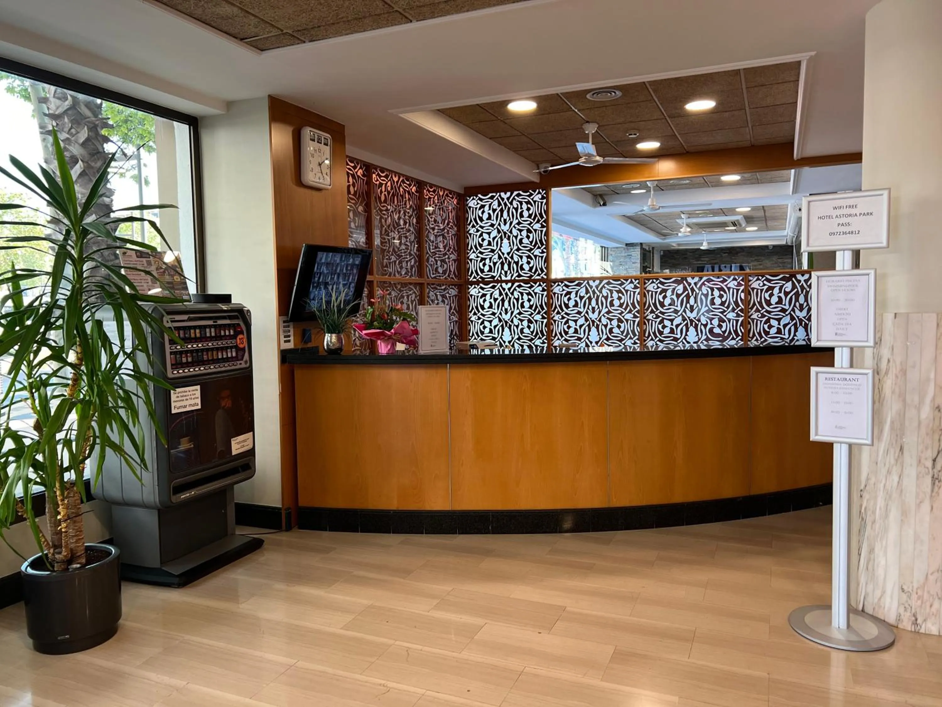 Lobby or reception in Hotel Astoria Park