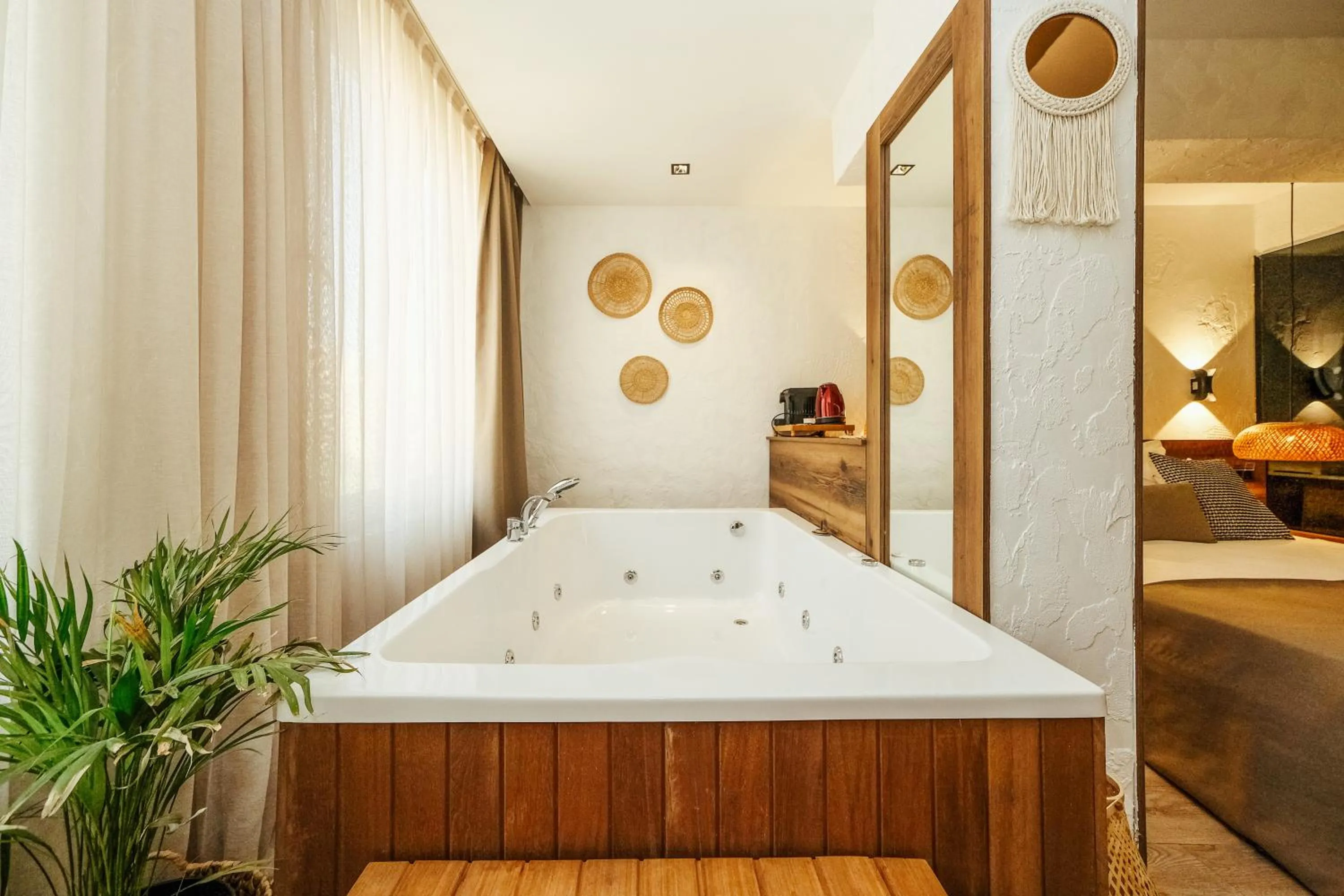 Bathroom, Bed in Der Inn Lara