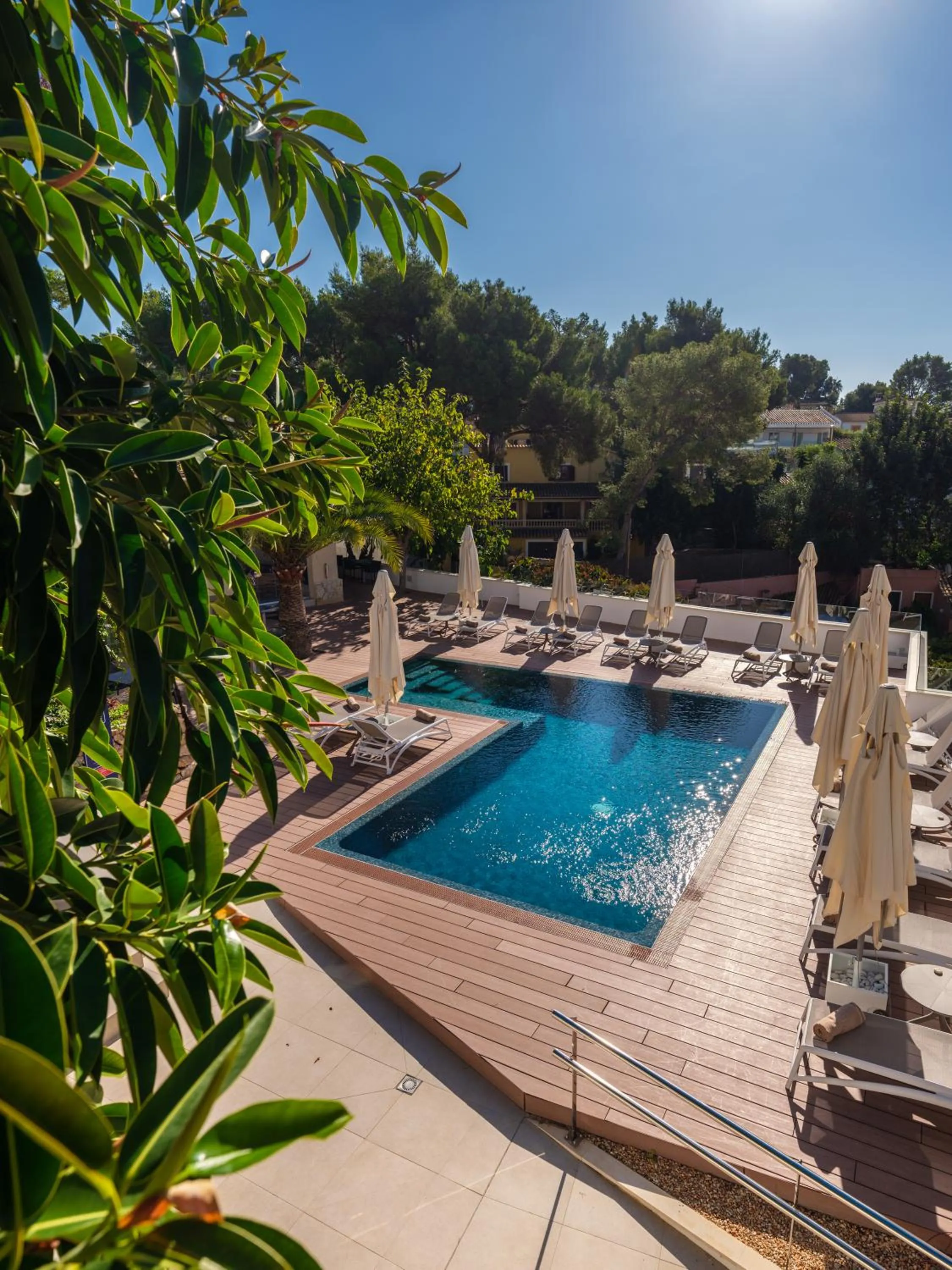 Pool view in Tacande Portals