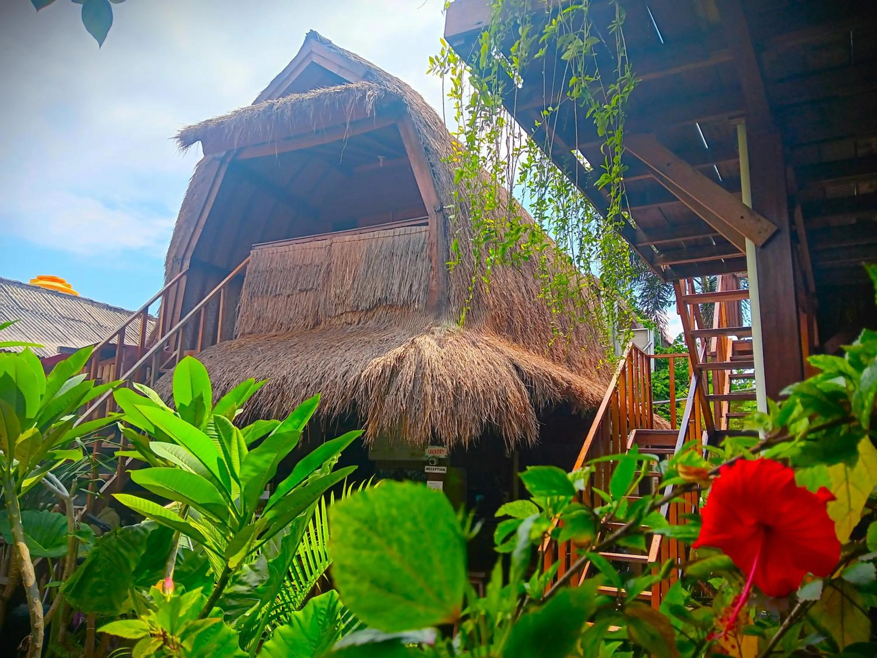 Garden view in Good Vibes Bungalows