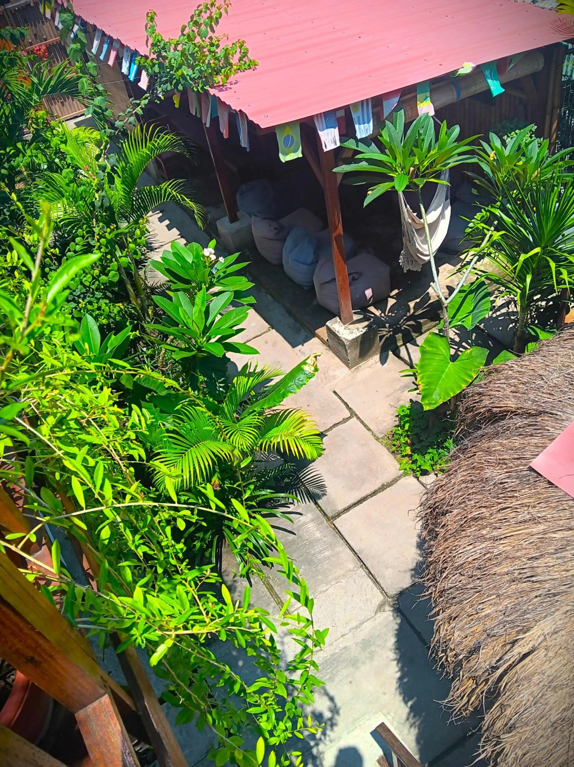 Garden view in Good Vibes Bungalows