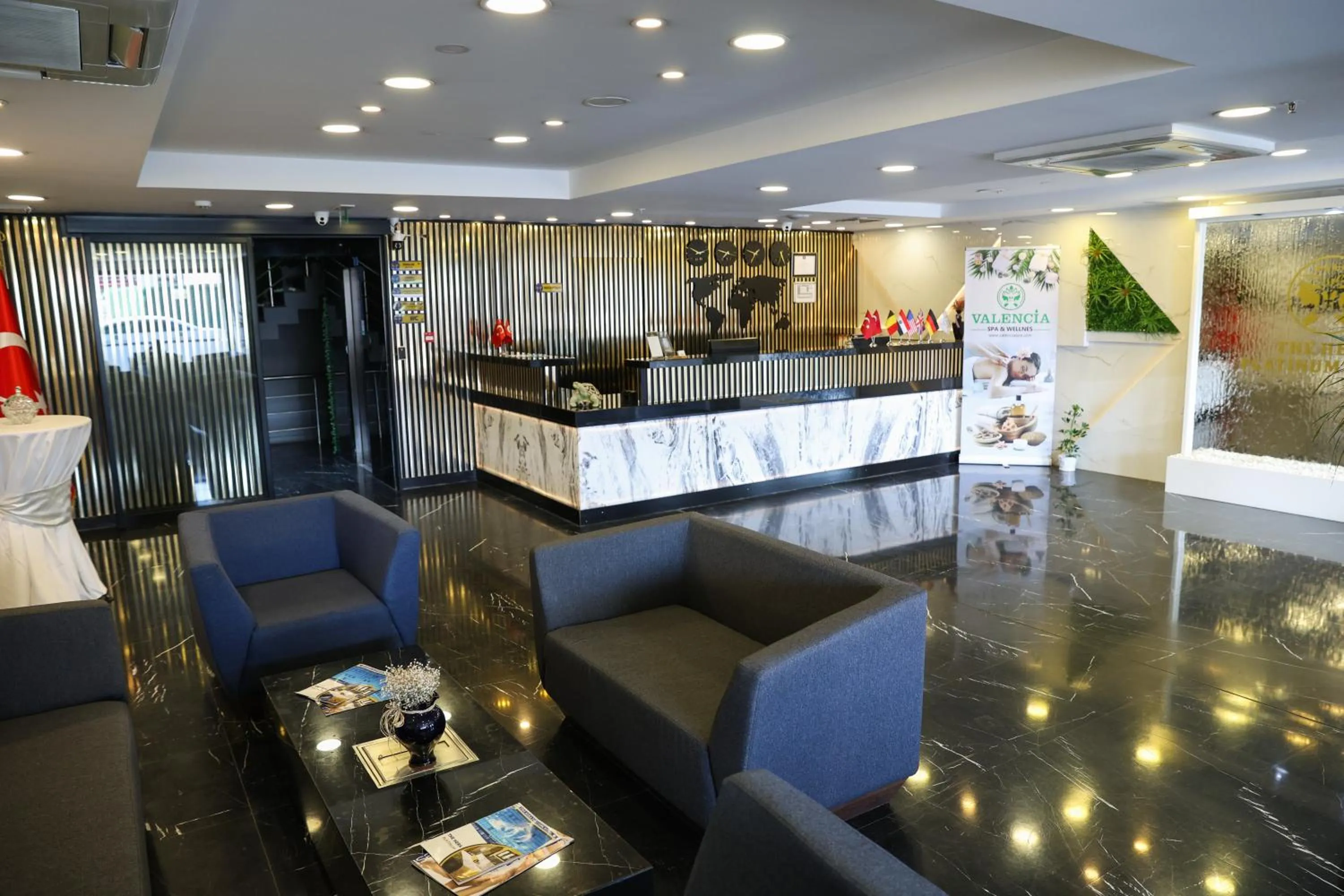 Lobby or reception in The Hera Platinum Hotel