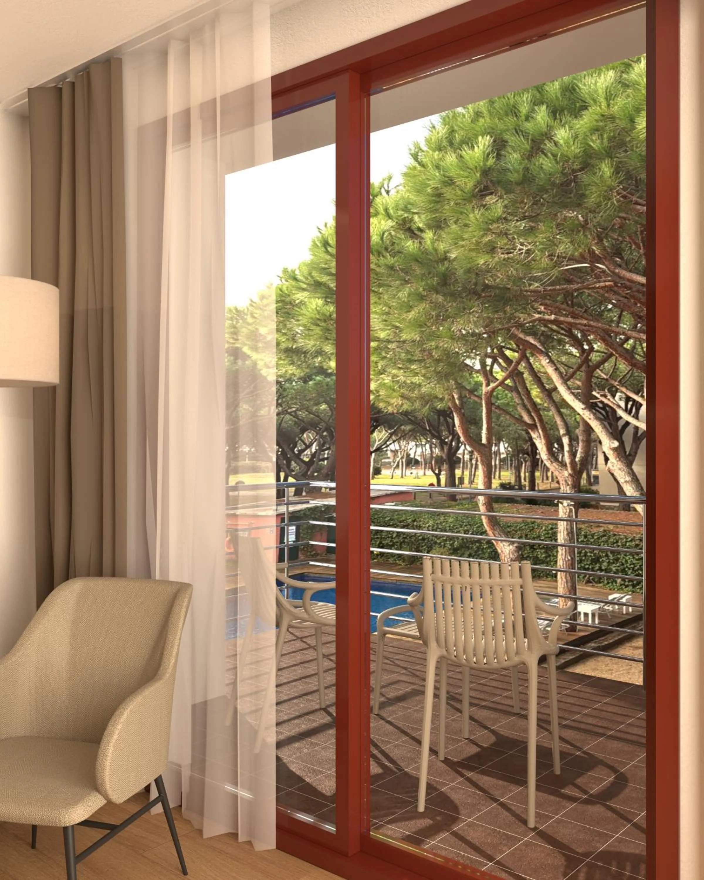 Balcony/Terrace in NM Suites by Escampa Hotels