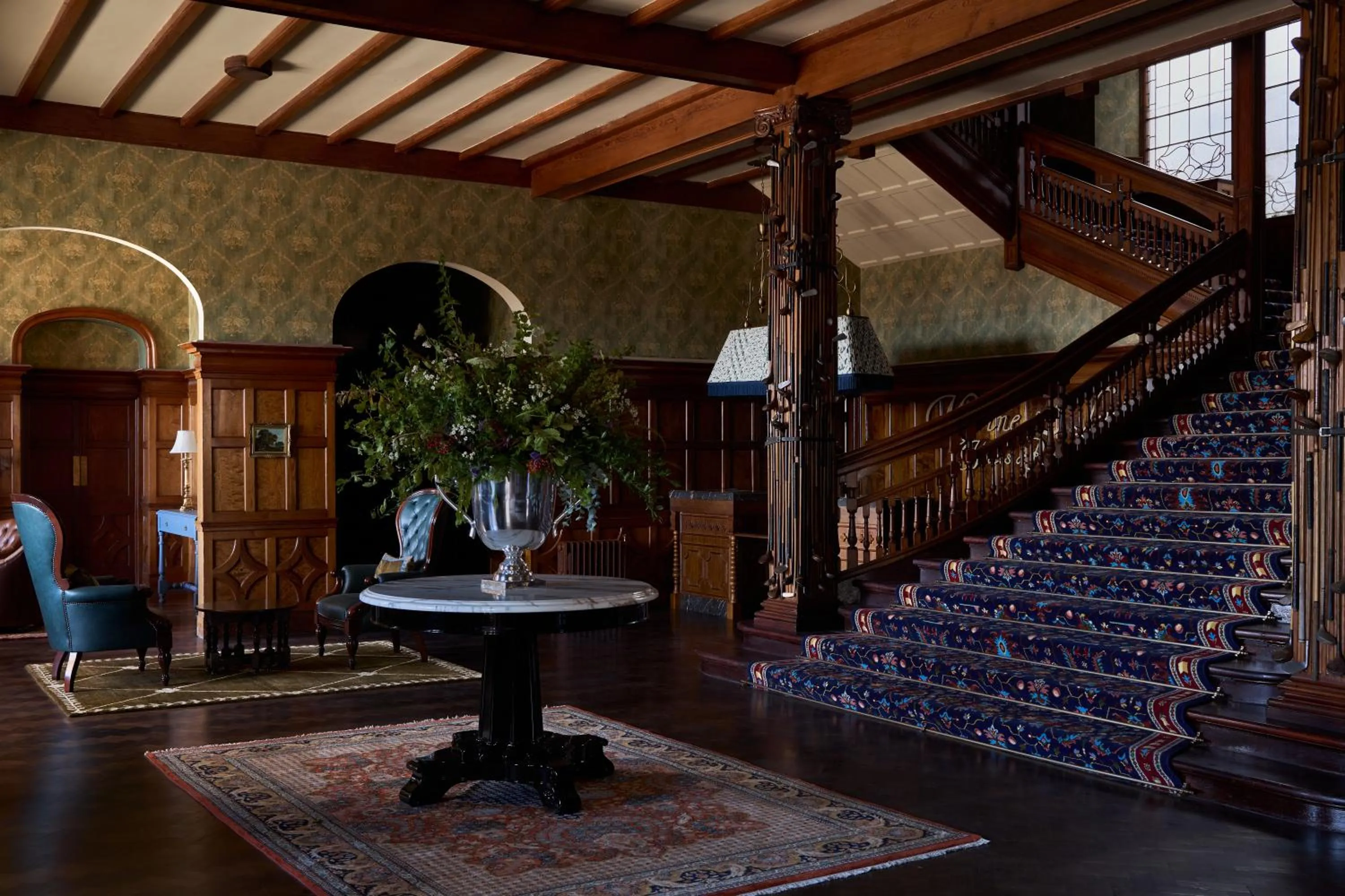 Lobby or reception in Dornoch Station