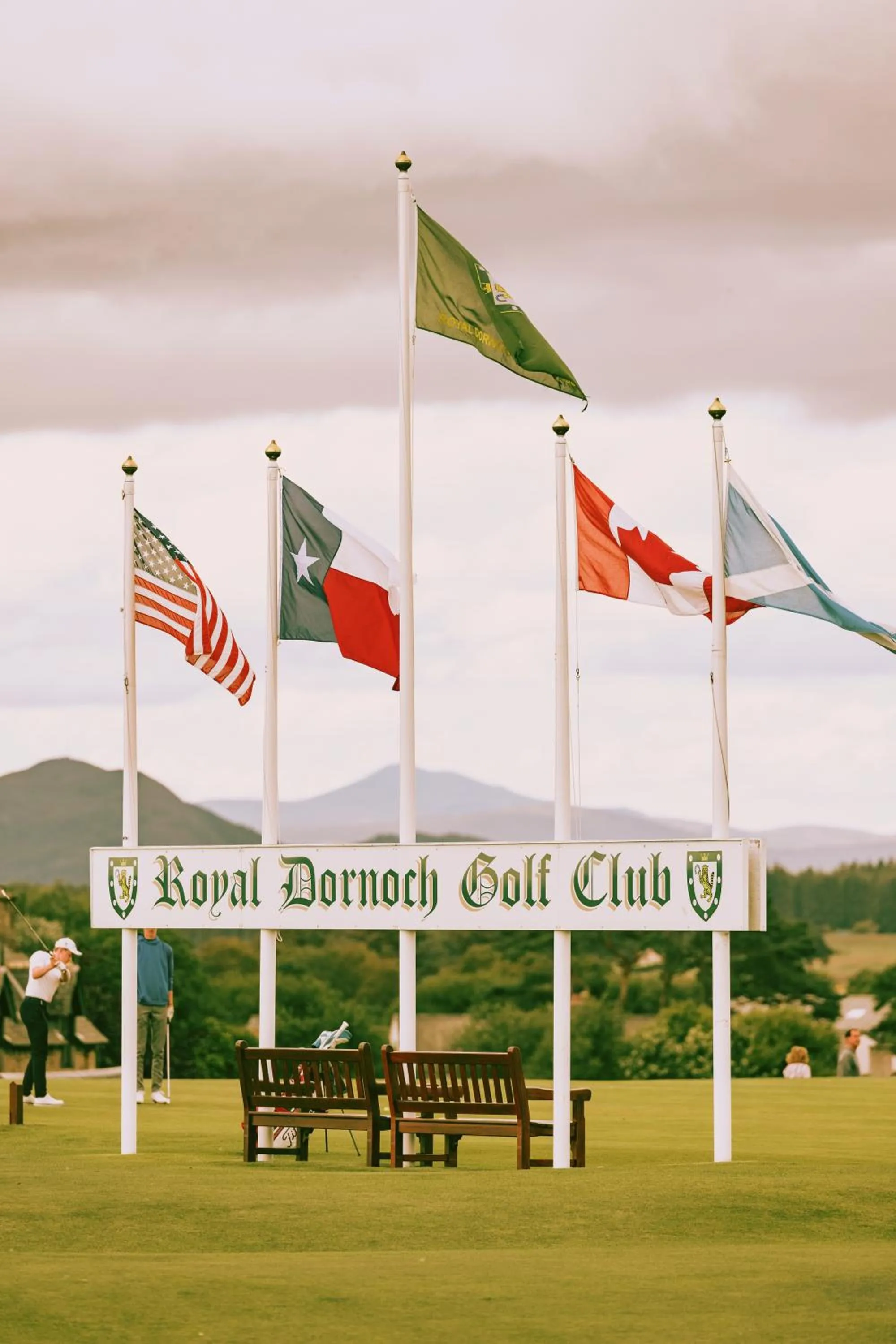 Golfcourse in Dornoch Station