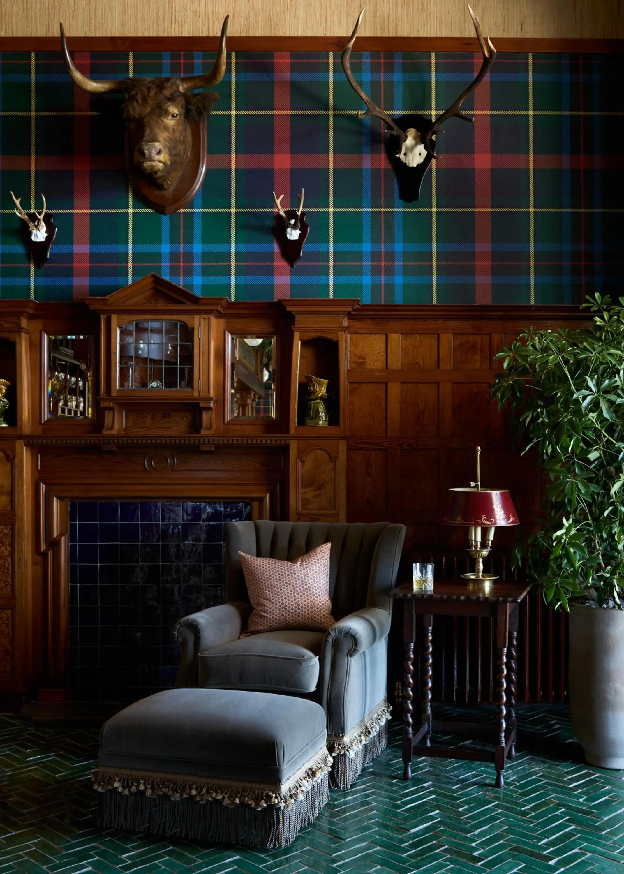 Seating area in Dornoch Station