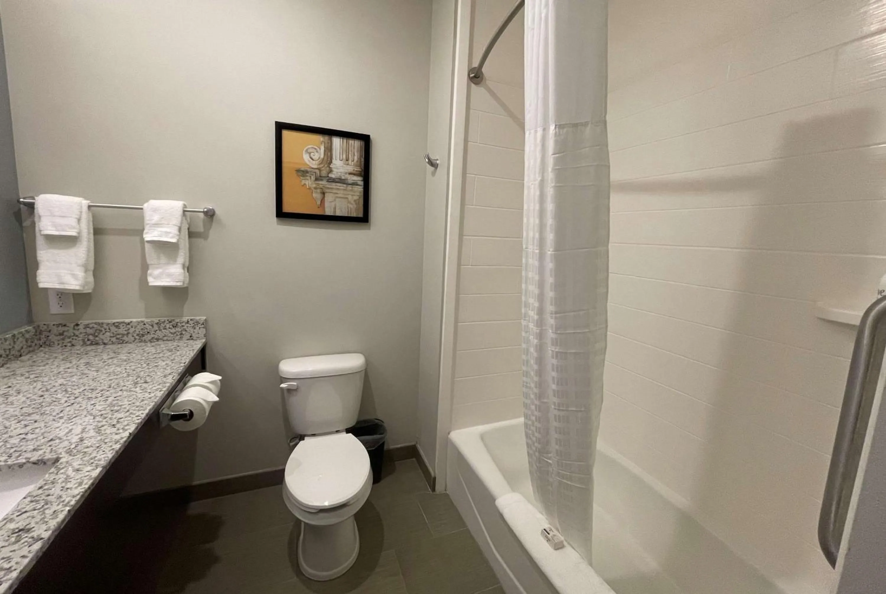 Bathroom in Hawthorn Extended Stay by Wyndham Sulphur Lake Charles