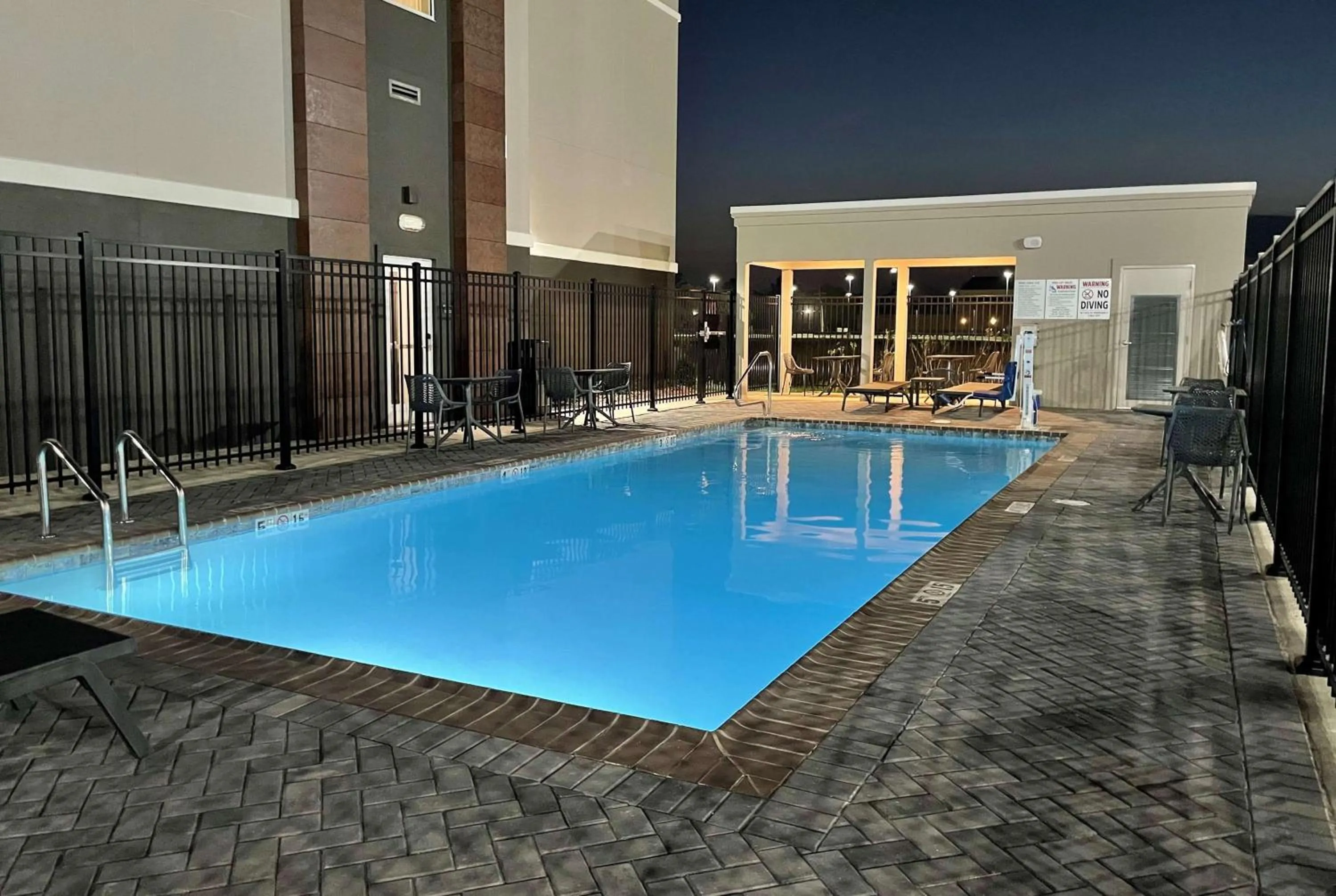 Pool view in Hawthorn Extended Stay by Wyndham Sulphur Lake Charles