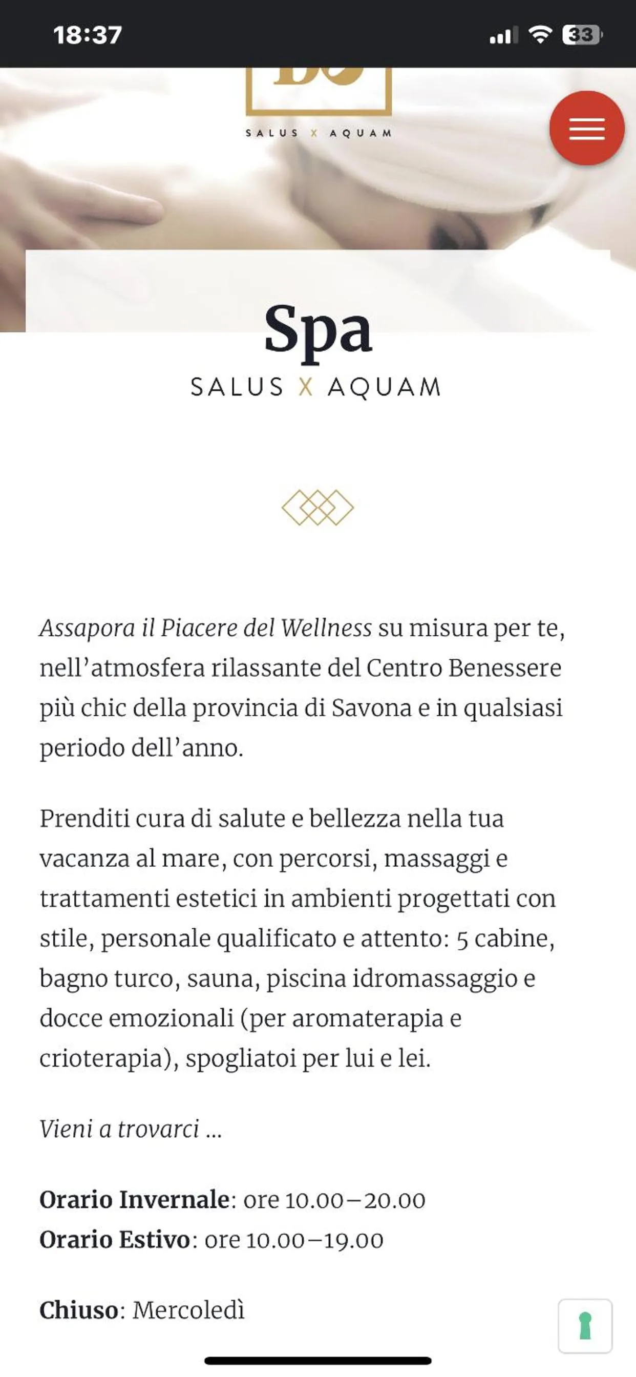 Spa and wellness centre/facilities in A4