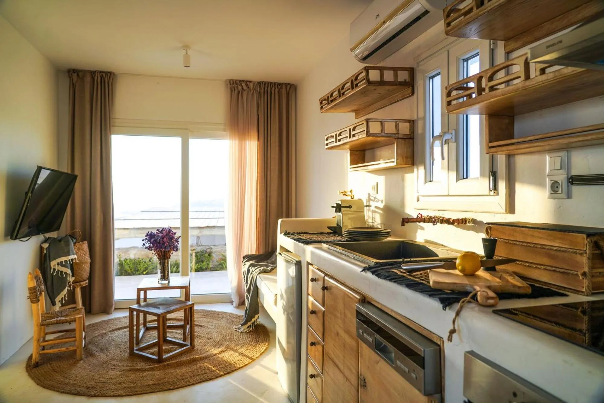 Bedroom in Mykonos High Villa