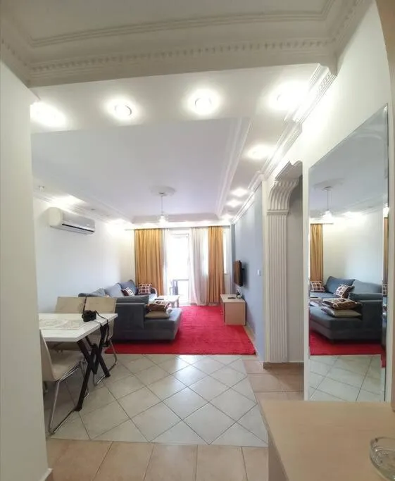 Living room, Bed in İrem Greenside Apart