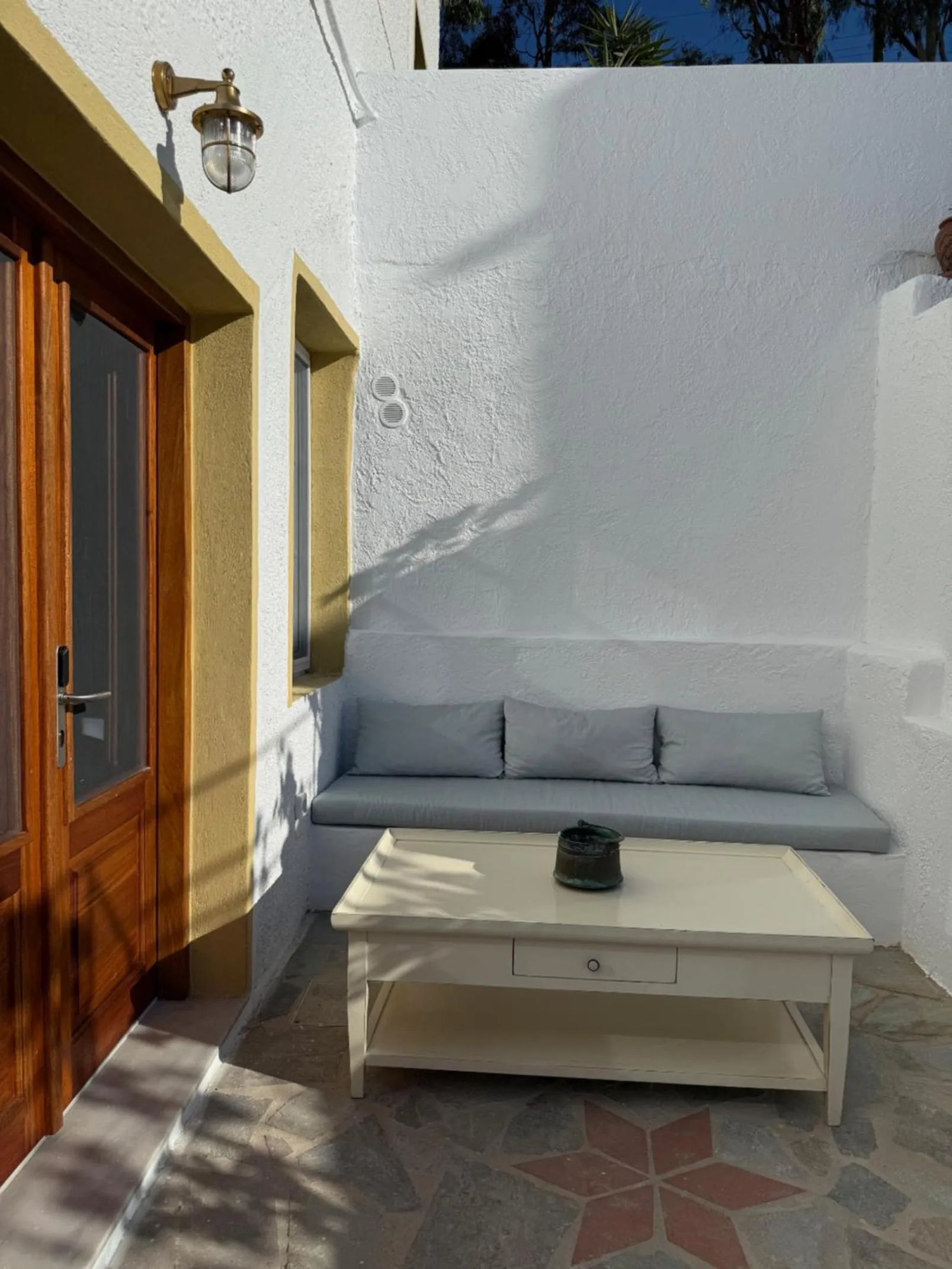 Balcony/Terrace in Golden Sun Hotel Patmos