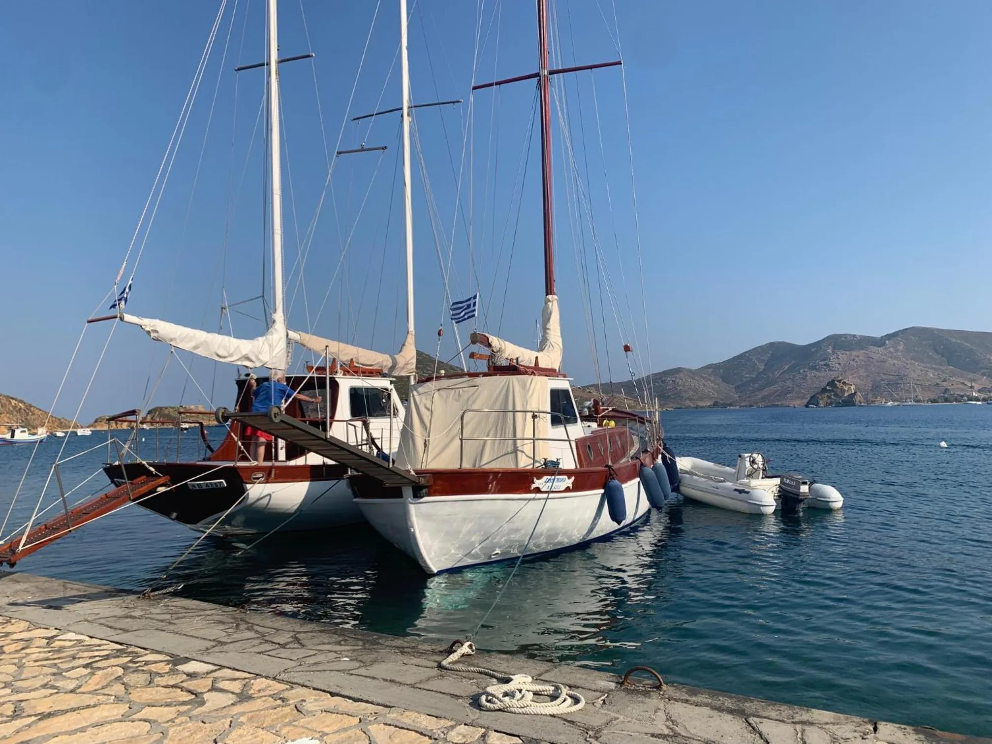 Beach in Golden Sun Hotel Patmos