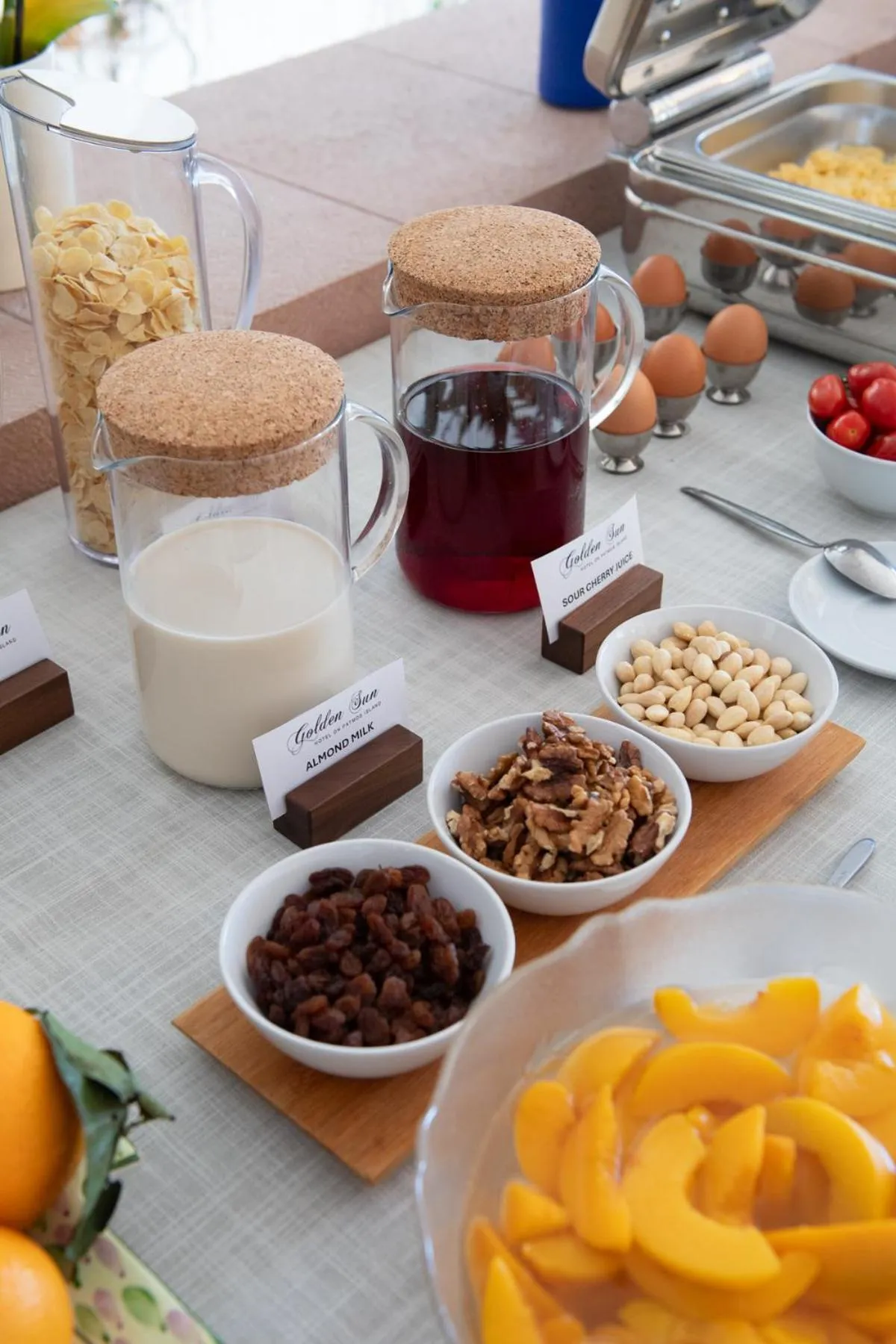 Breakfast in Golden Sun Hotel Patmos