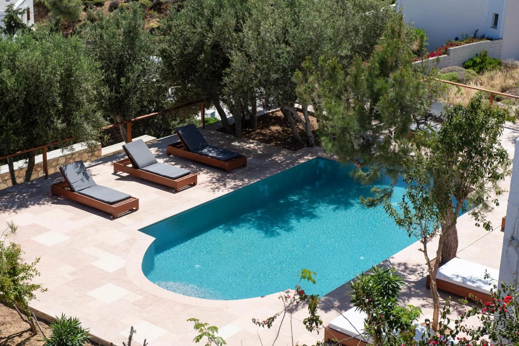 Swimming pool in Golden Sun Hotel Patmos
