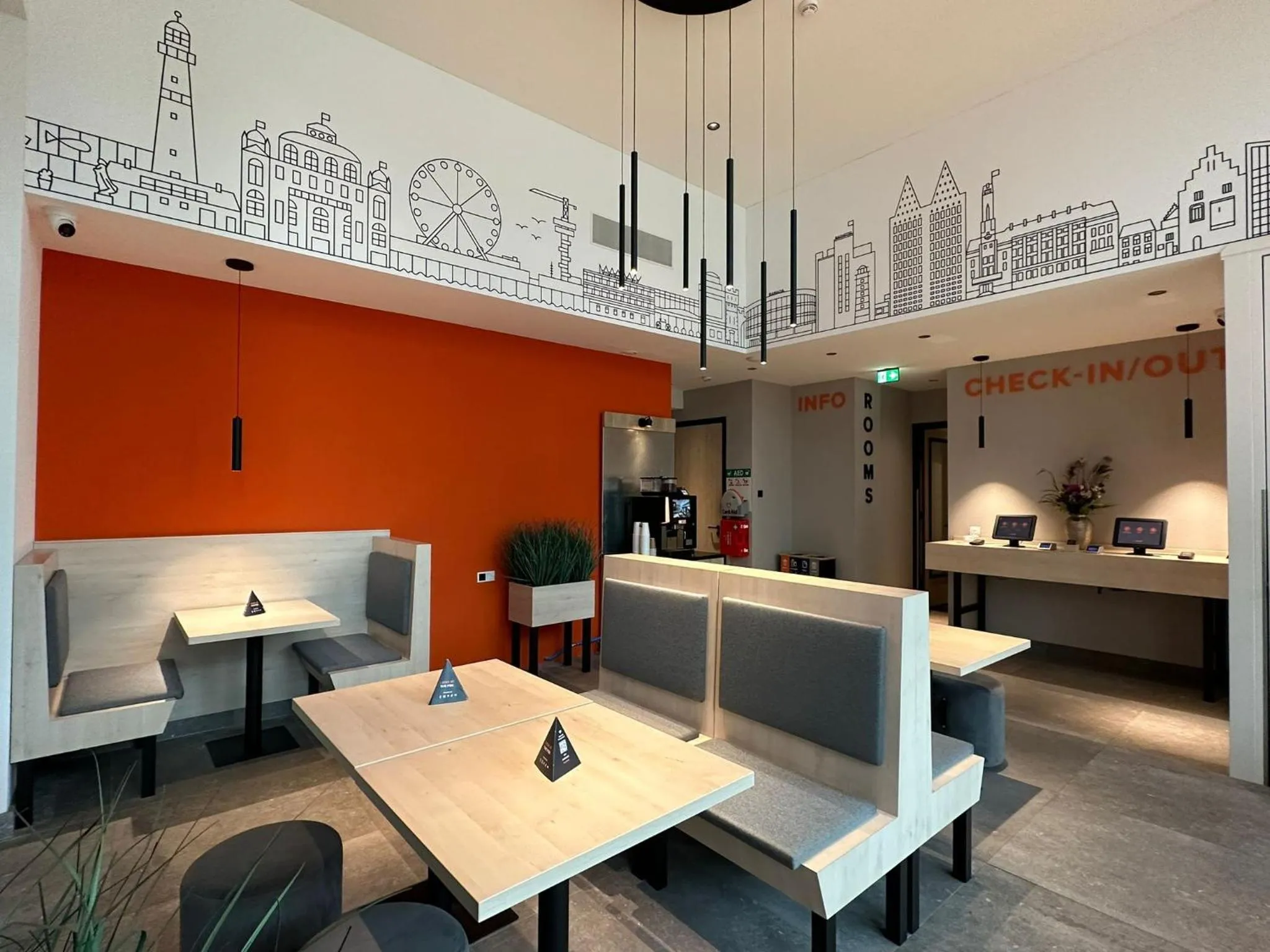 Living room in Fox Hotel The Hague Scheveningen