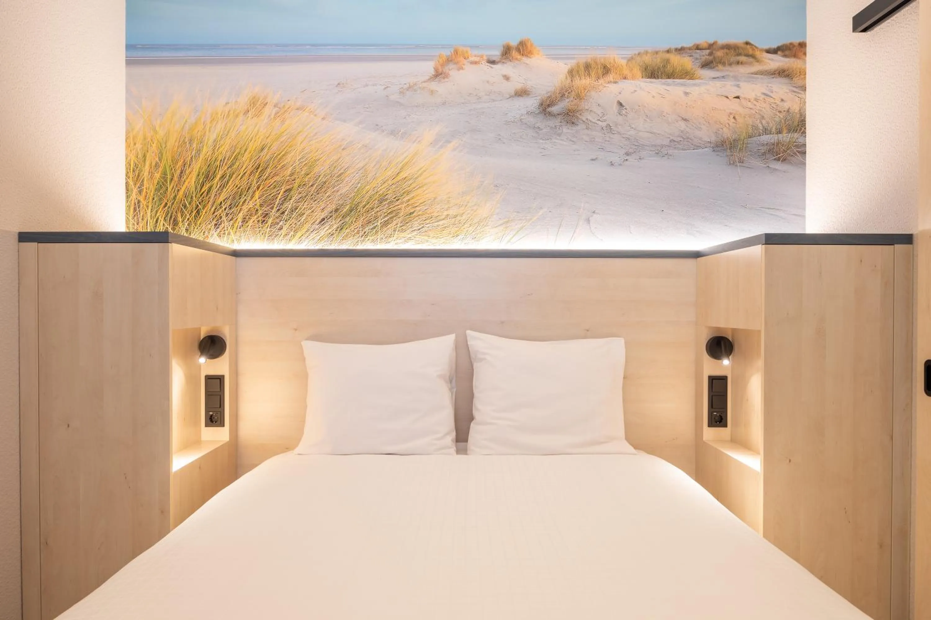 Bed in Fox Hotel The Hague Scheveningen