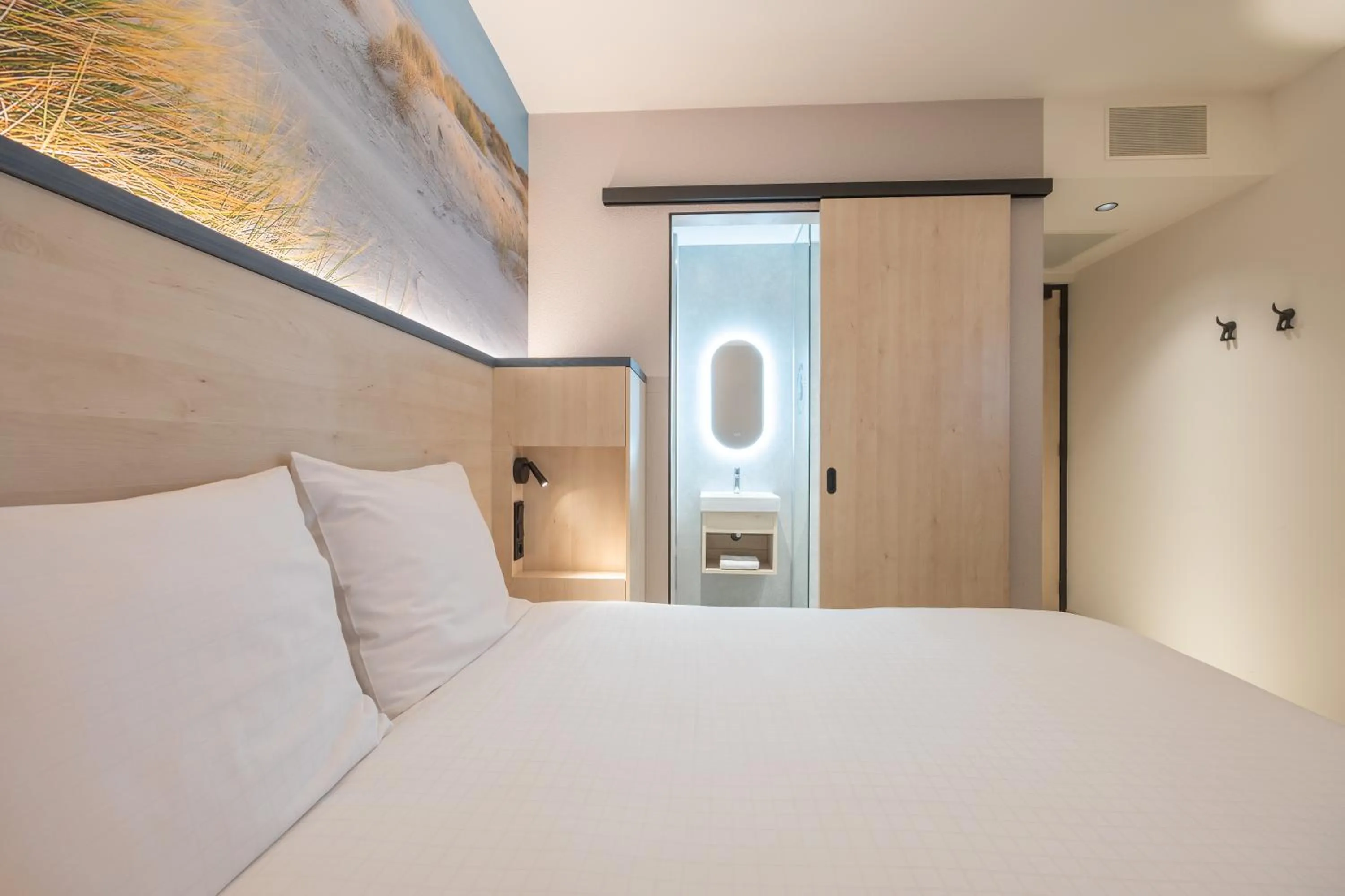 Bed in Fox Hotel The Hague Scheveningen