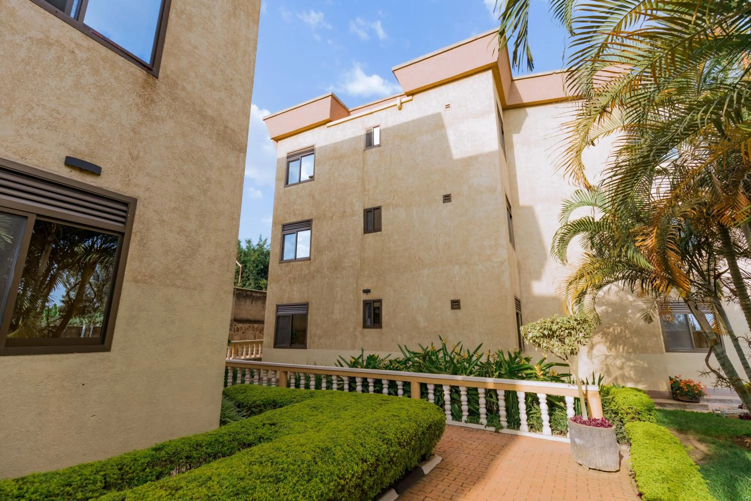 Garden view in KAMI LUXURY APARTMENTS