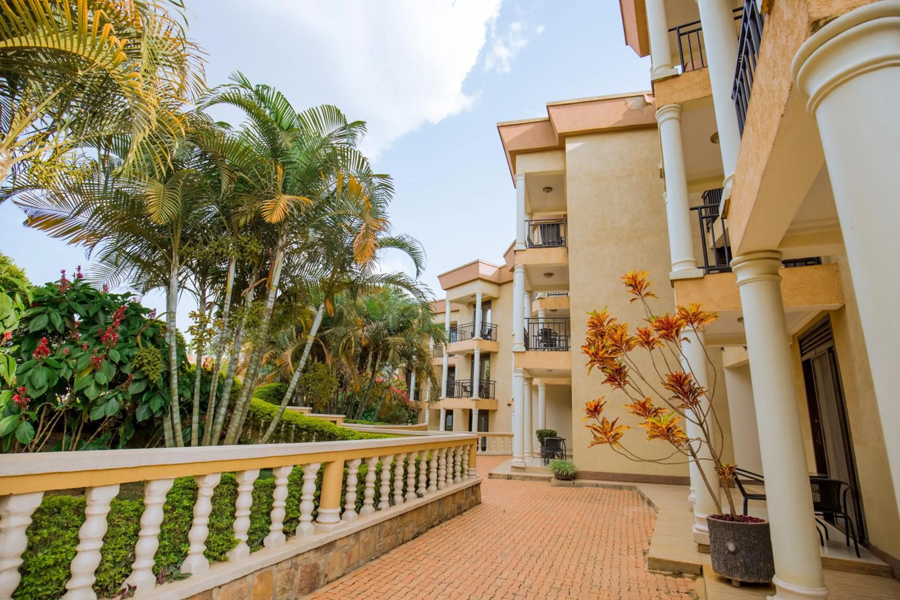 Garden view in KAMI LUXURY APARTMENTS