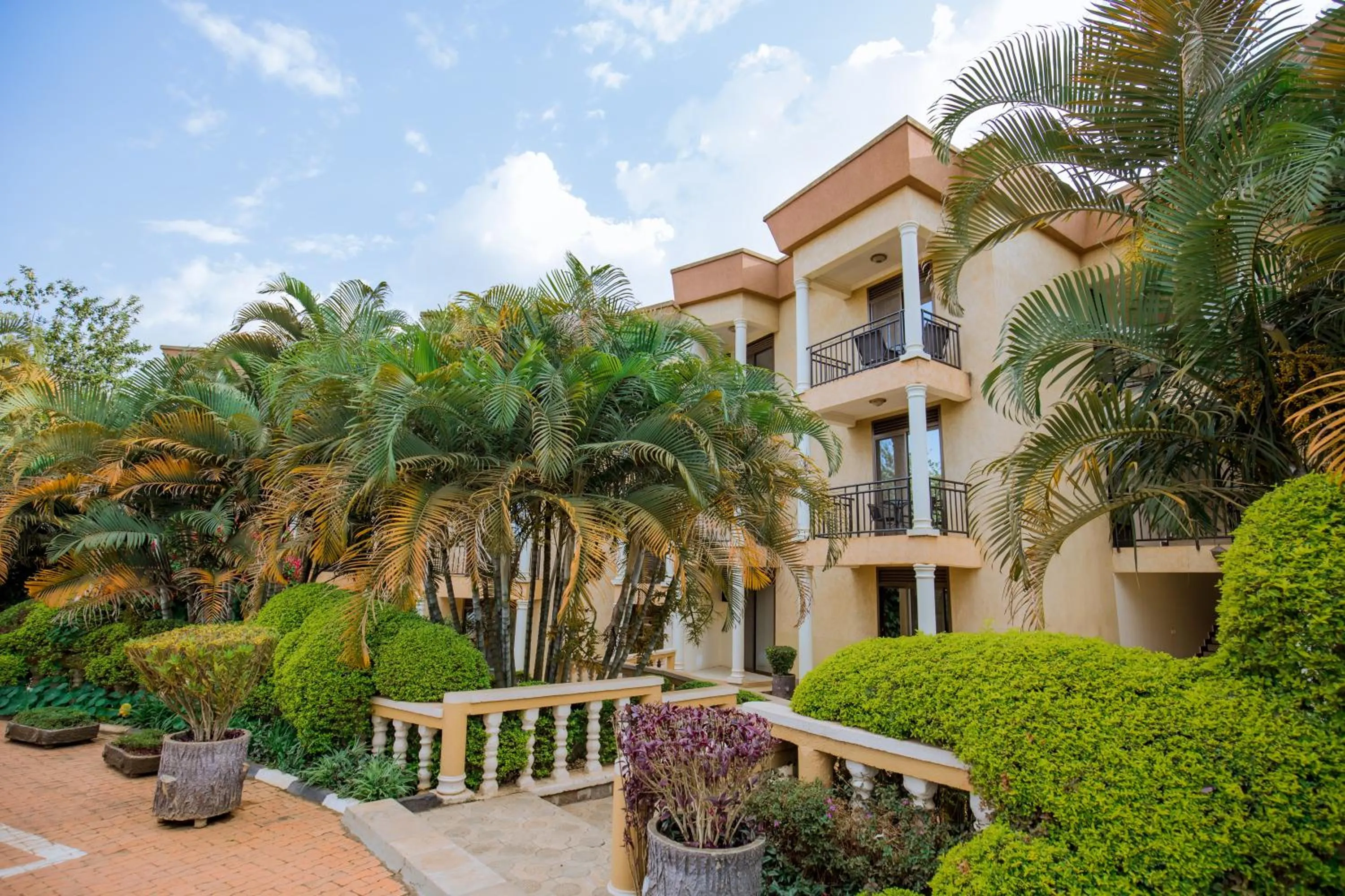 Garden view in KAMI LUXURY APARTMENTS