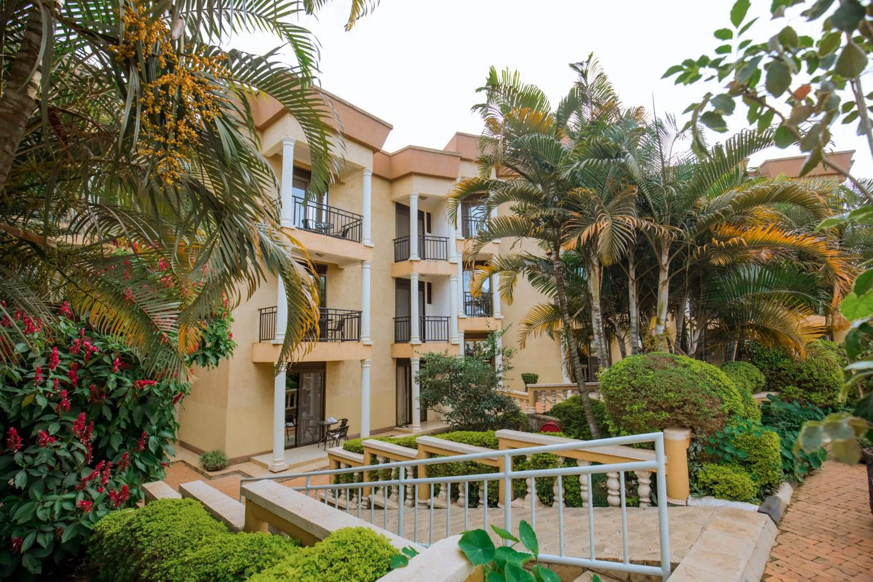 Garden view in KAMI LUXURY APARTMENTS