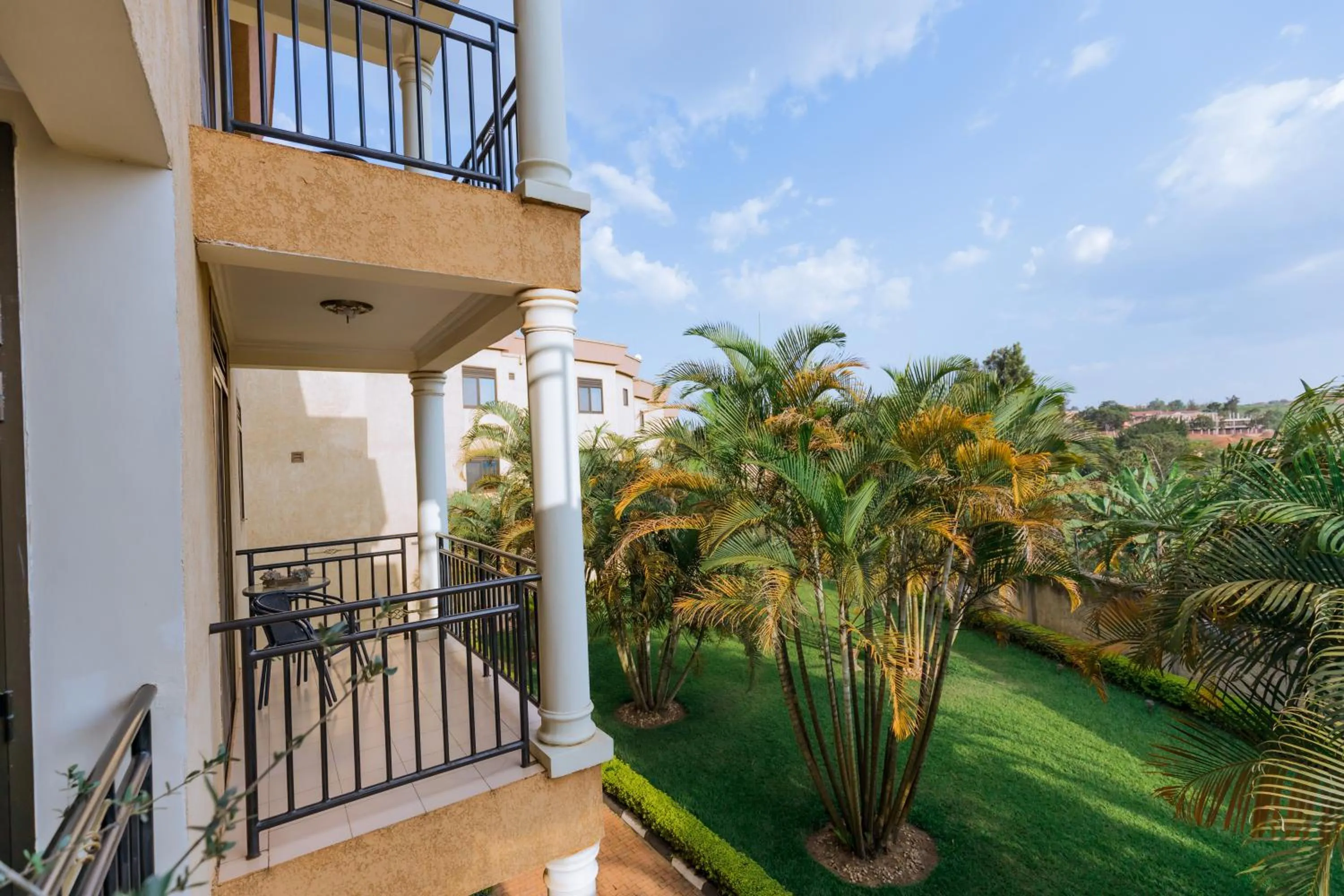 Inner courtyard view in KAMI LUXURY APARTMENTS
