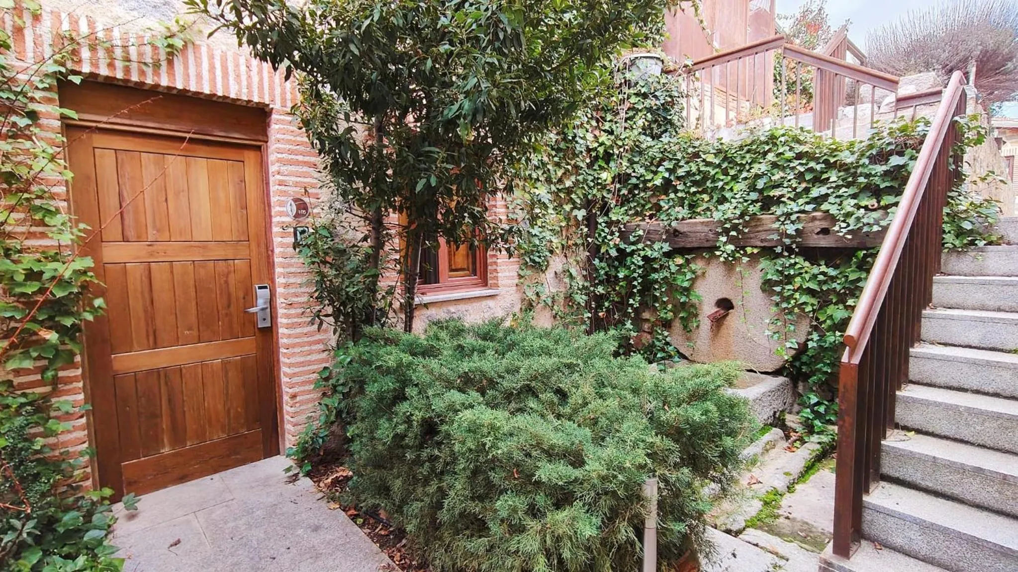 Patio in Hotel Las Leyendas