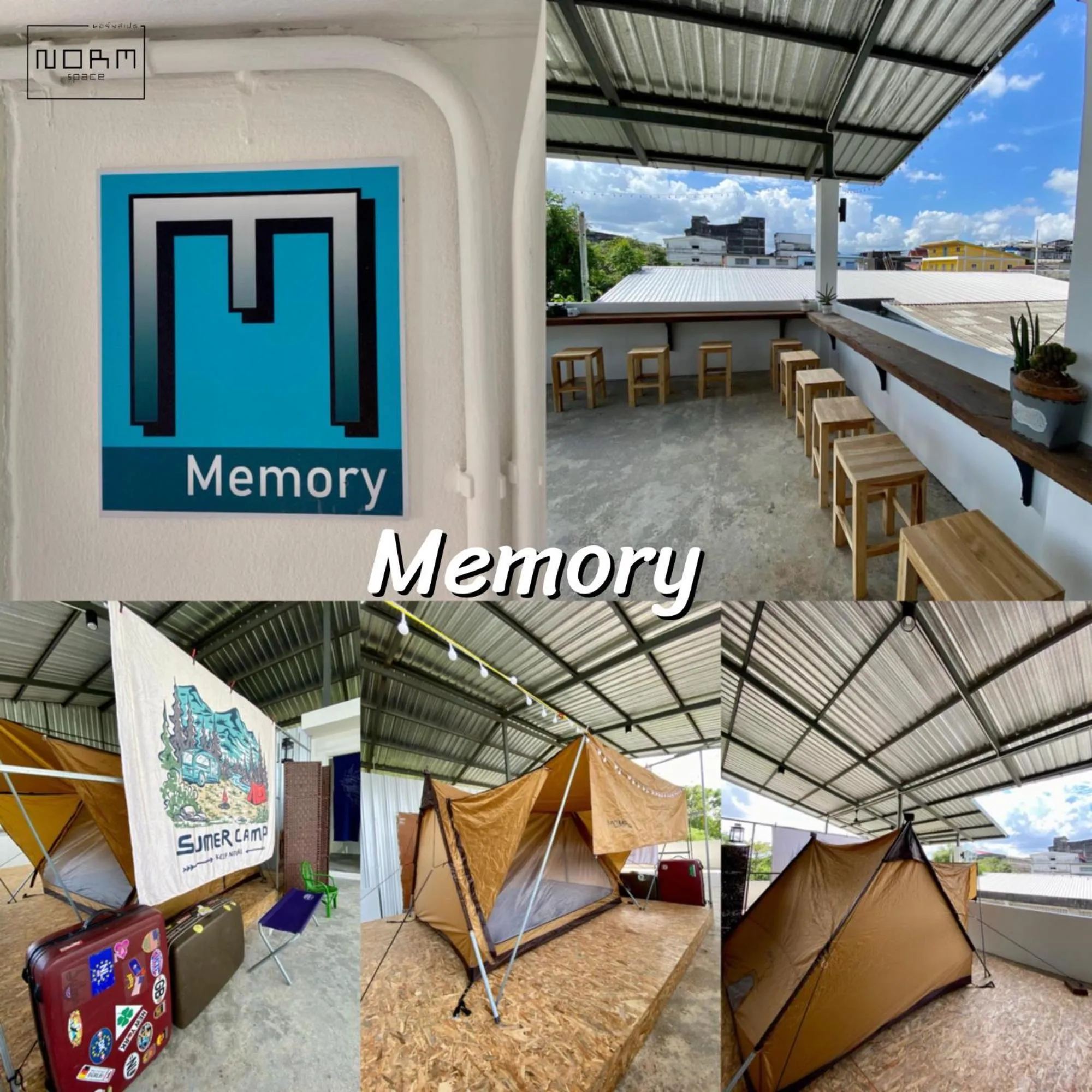 Balcony/Terrace in Norm Space Hostel NST