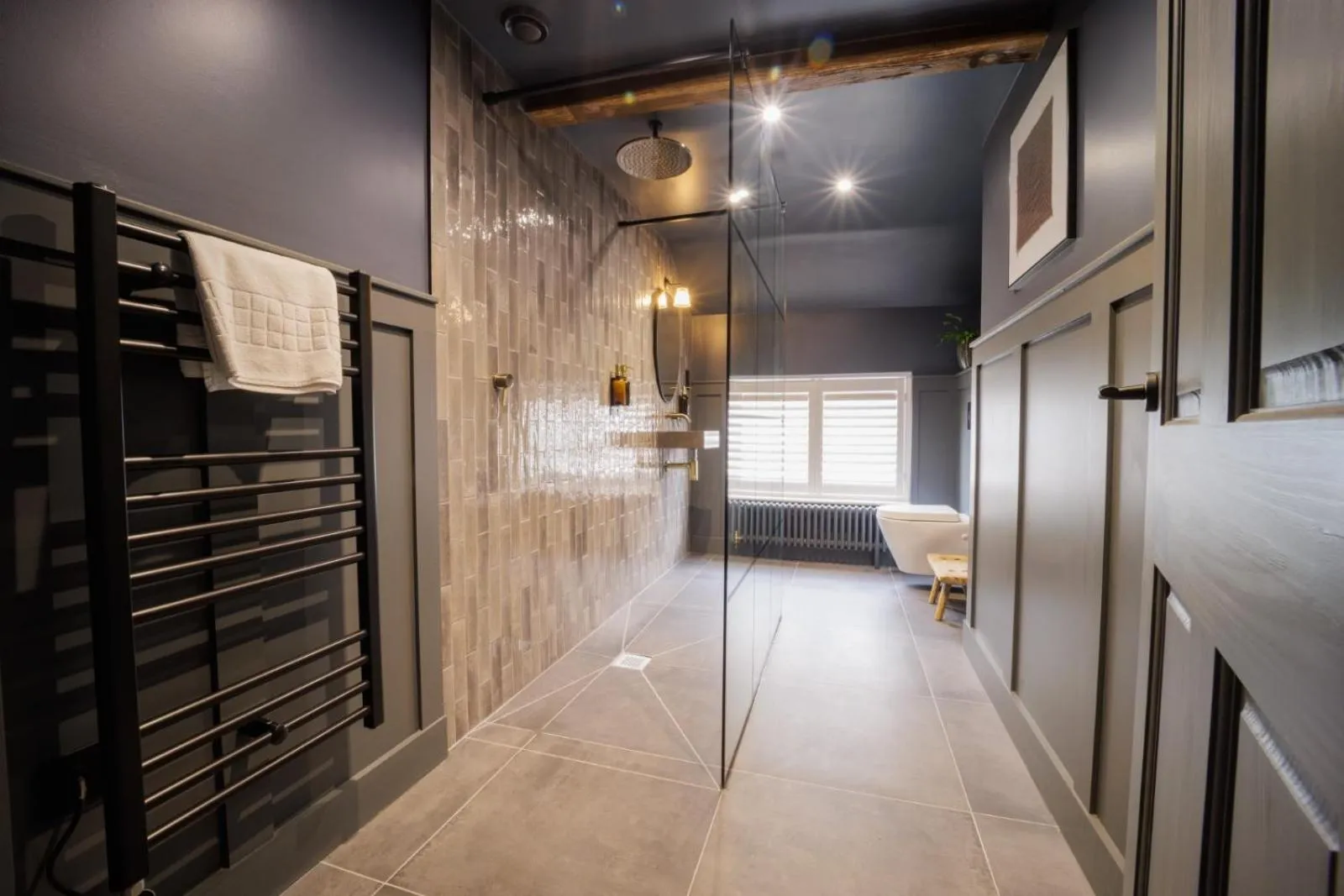 Bed in The Silk Rooms, at The Freemasons Inn