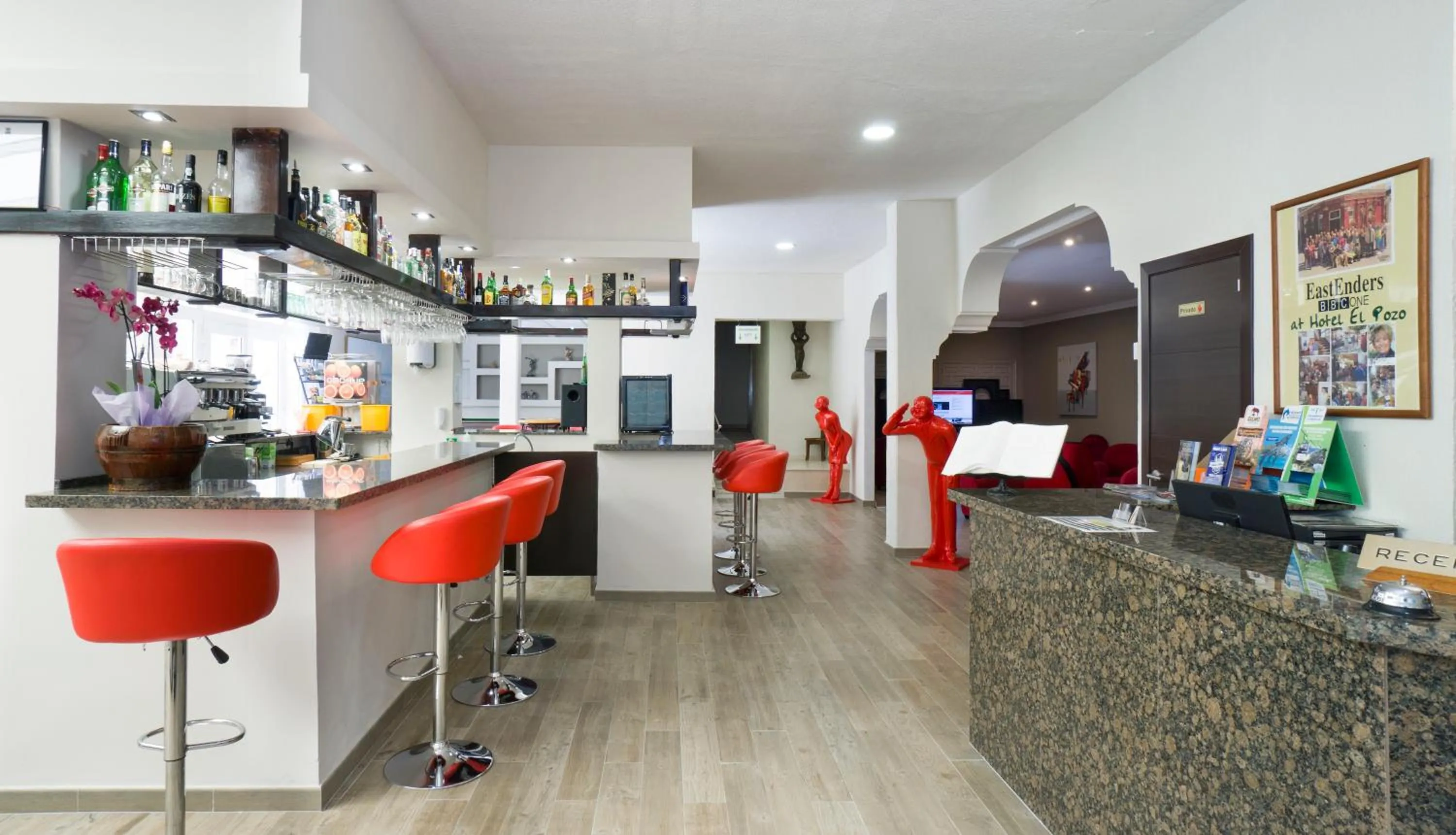 Lobby or reception in Hotel El Pozo